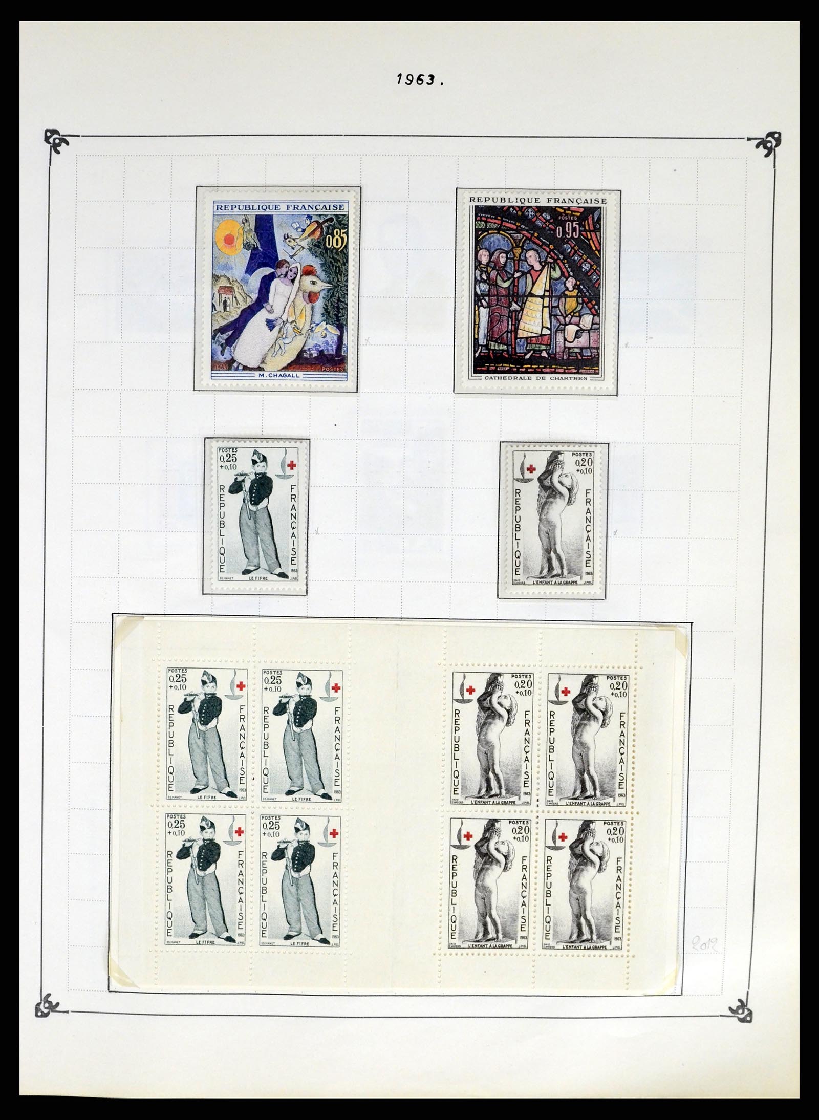 37287 126 - Postzegelverzameling 37287 Frankrijk 1849-1998.