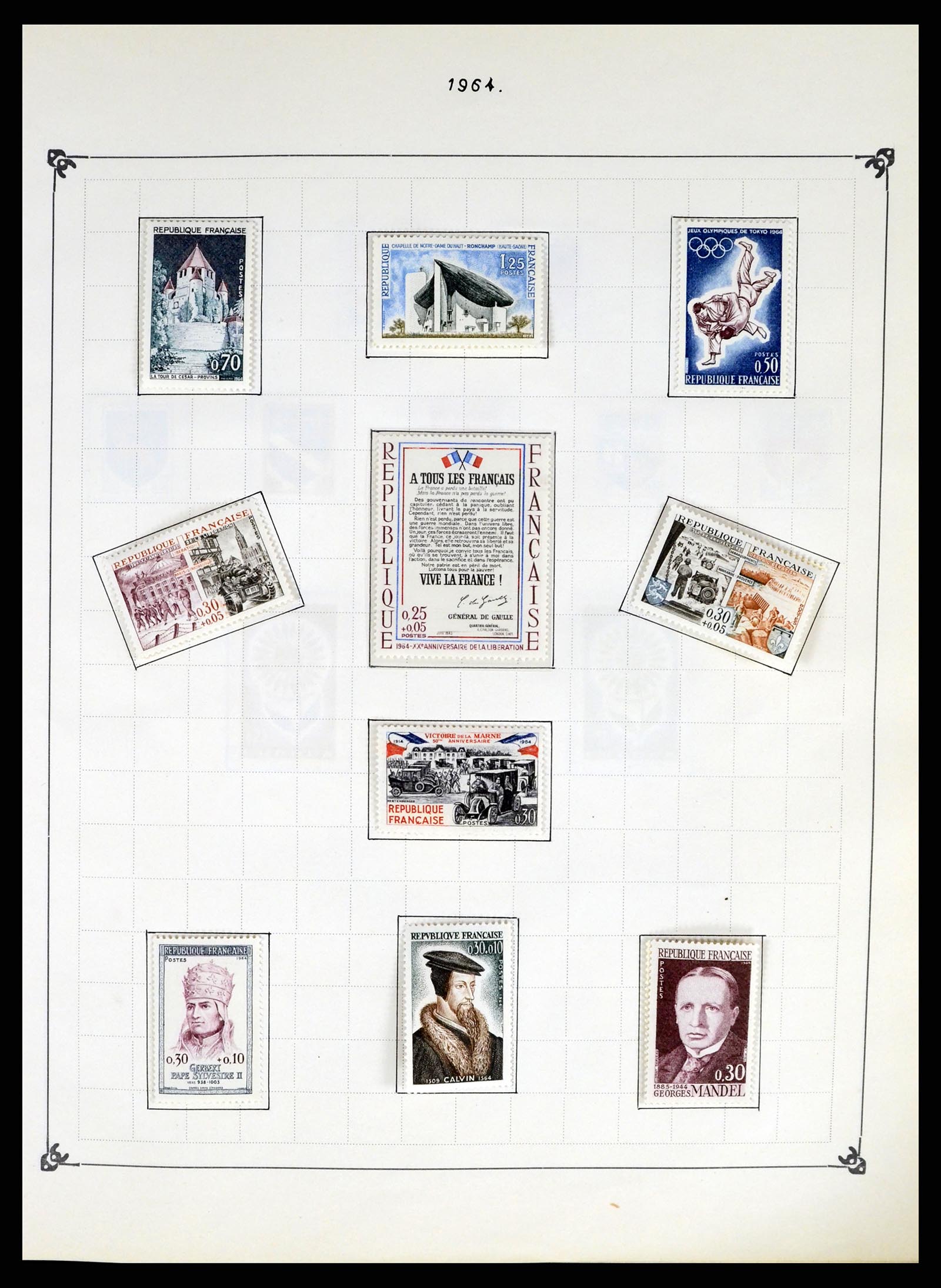 37287 129 - Postzegelverzameling 37287 Frankrijk 1849-1998.