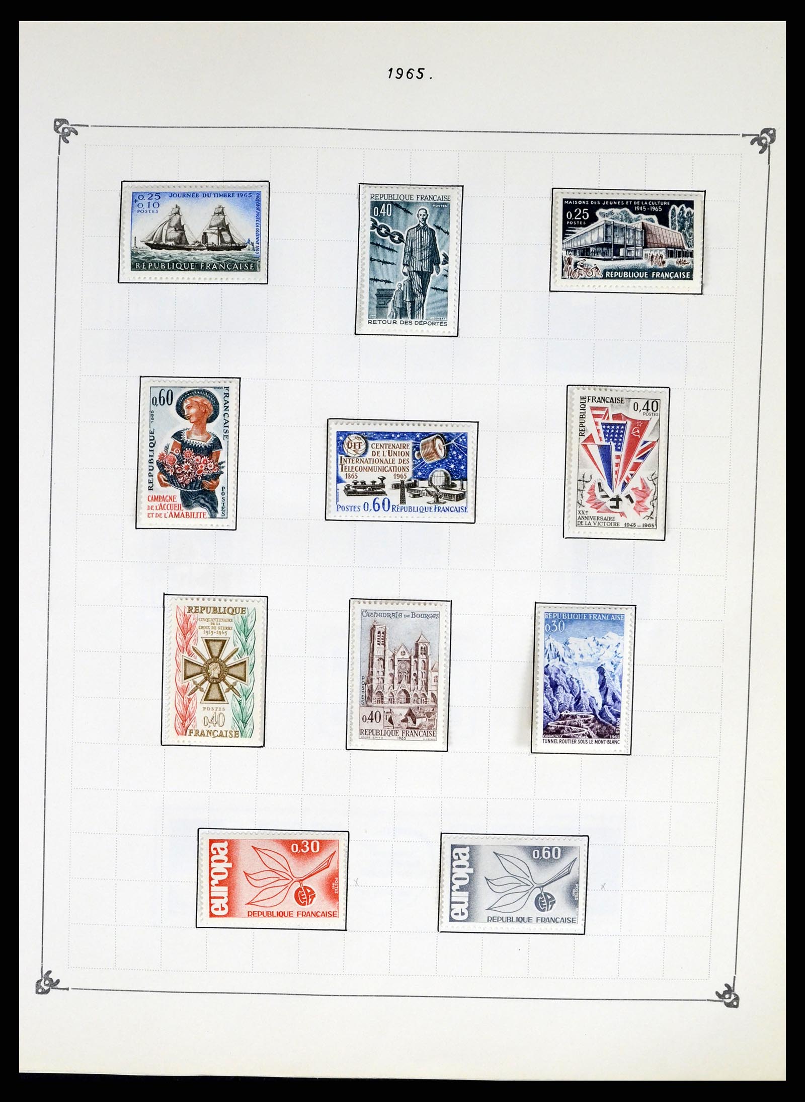 37287 133 - Postzegelverzameling 37287 Frankrijk 1849-1998.