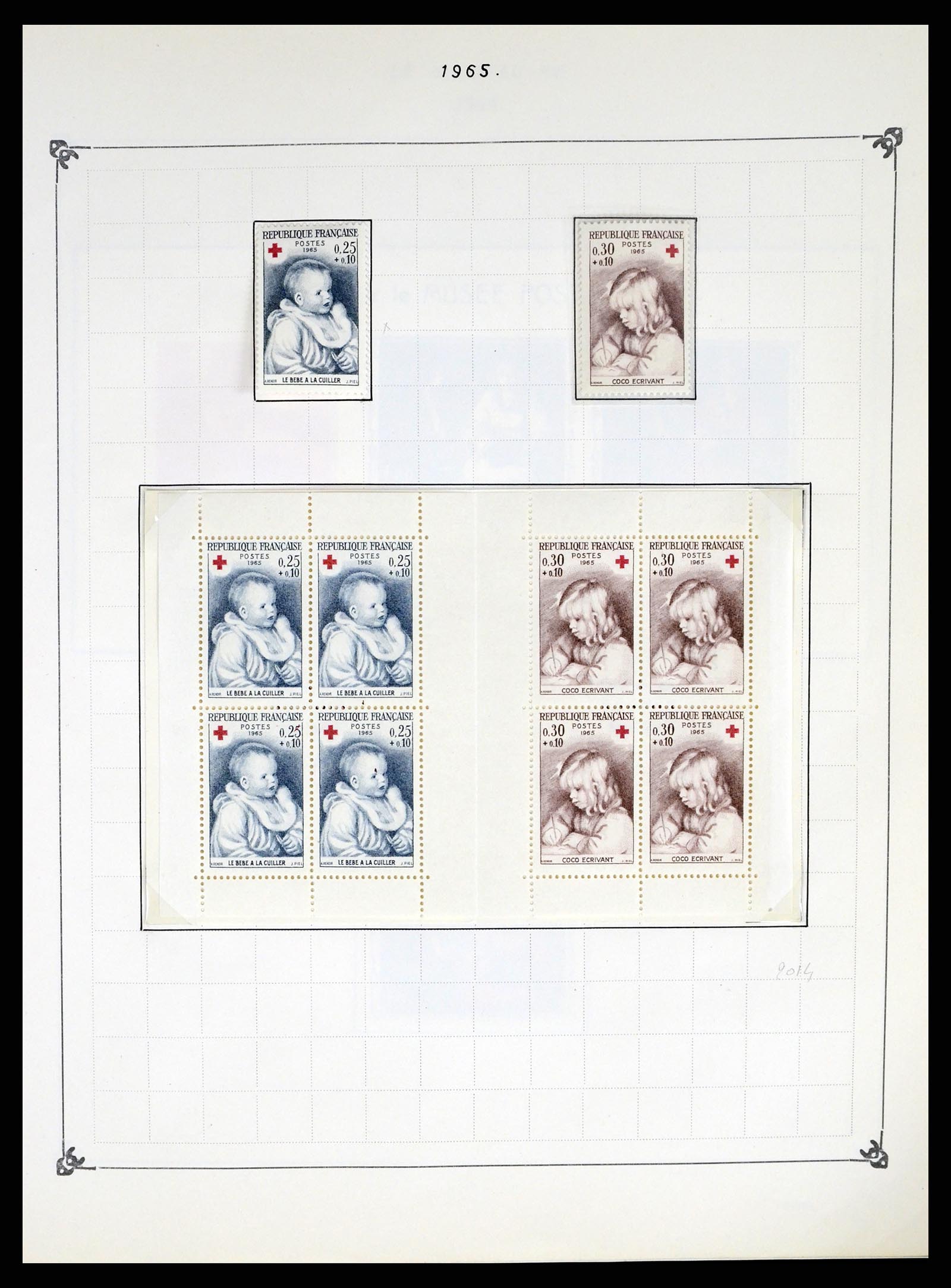 37287 135 - Postzegelverzameling 37287 Frankrijk 1849-1998.