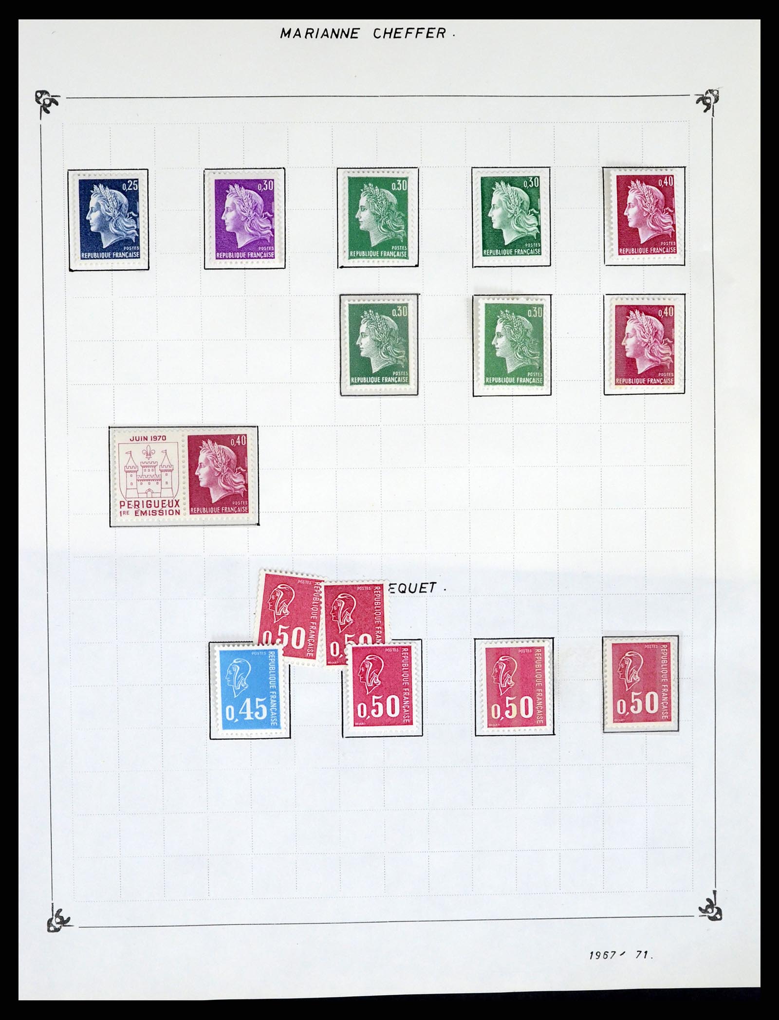 37287 145 - Postzegelverzameling 37287 Frankrijk 1849-1998.