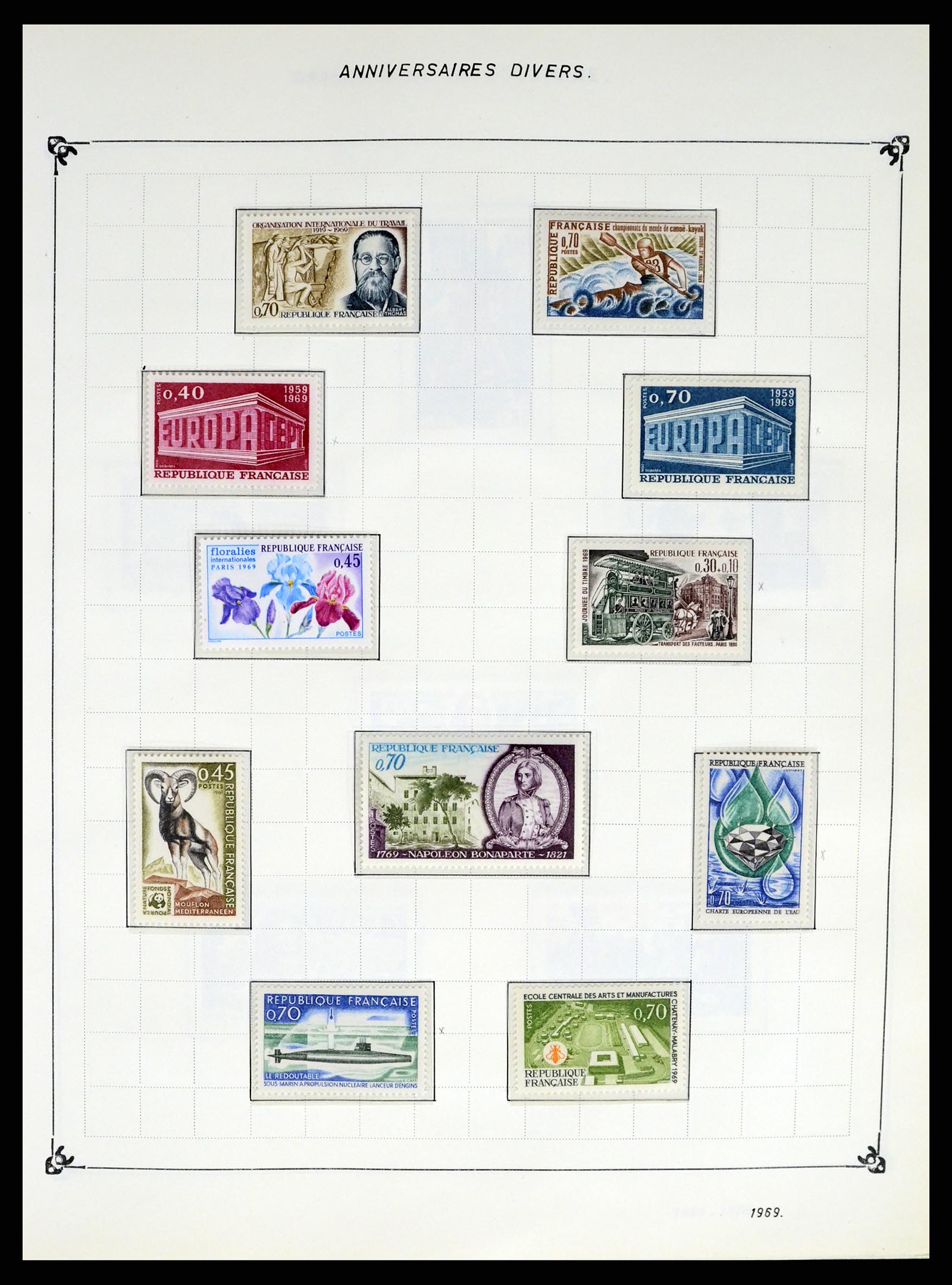37287 157 - Postzegelverzameling 37287 Frankrijk 1849-1998.