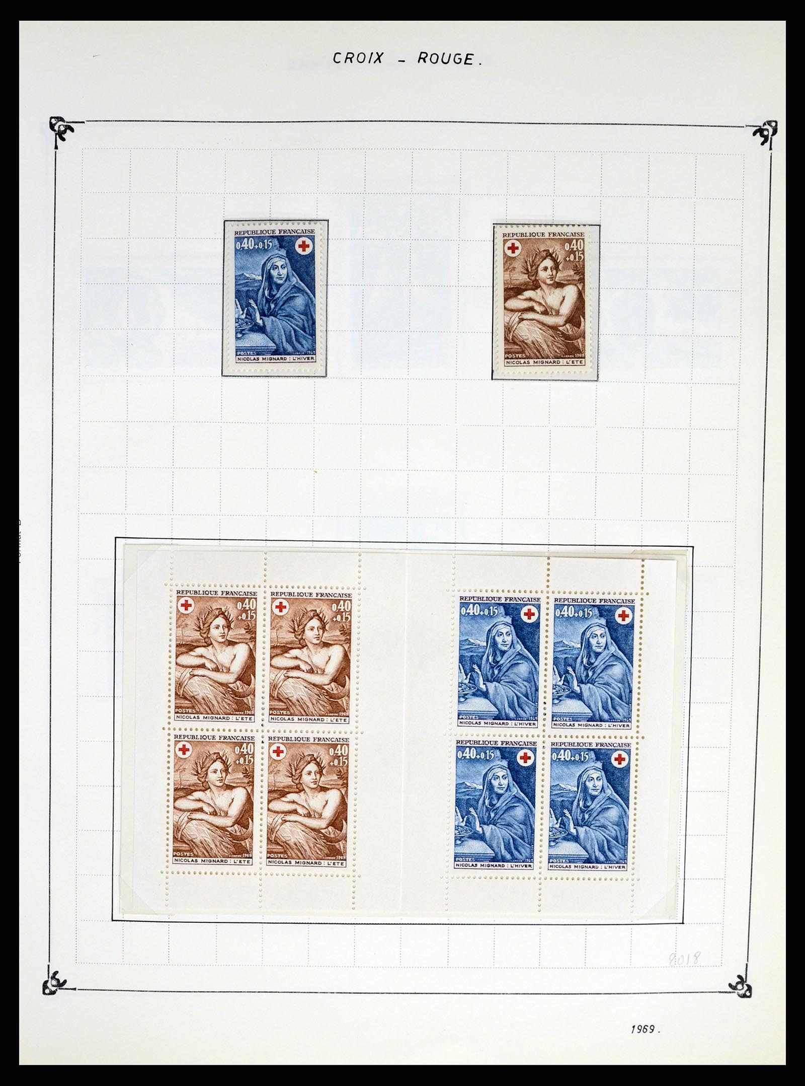 37287 159 - Postzegelverzameling 37287 Frankrijk 1849-1998.