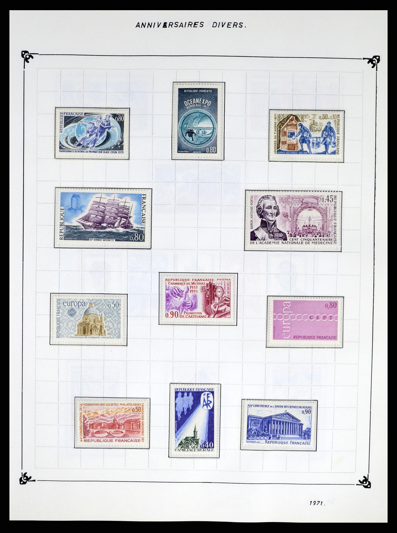 37287 168 - Postzegelverzameling 37287 Frankrijk 1849-1998.