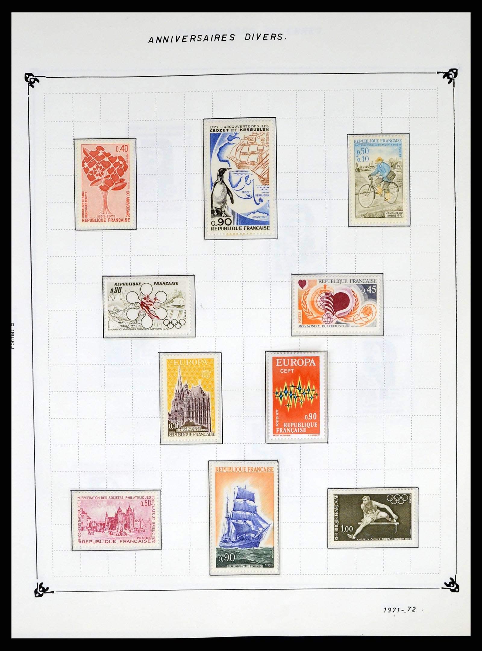 37287 173 - Postzegelverzameling 37287 Frankrijk 1849-1998.