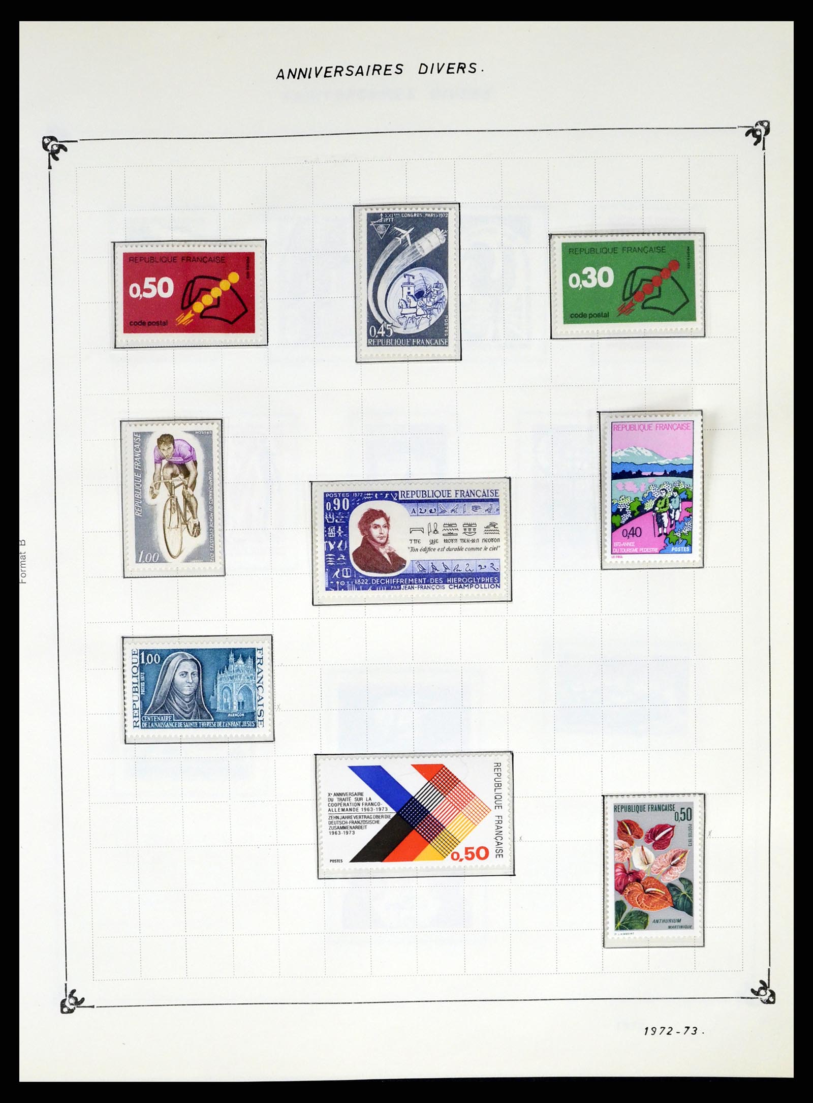 37287 176 - Postzegelverzameling 37287 Frankrijk 1849-1998.