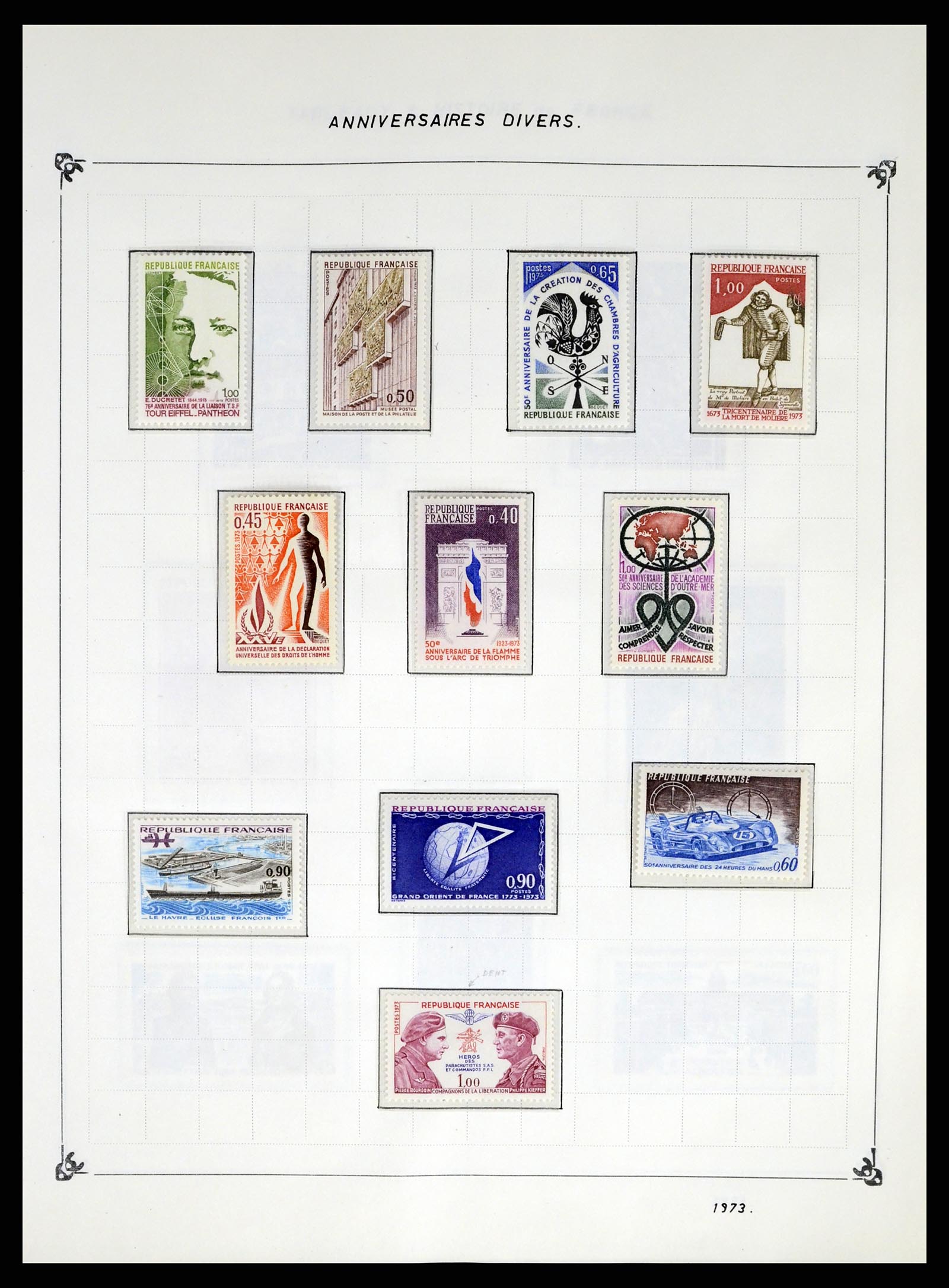 37287 177 - Postzegelverzameling 37287 Frankrijk 1849-1998.