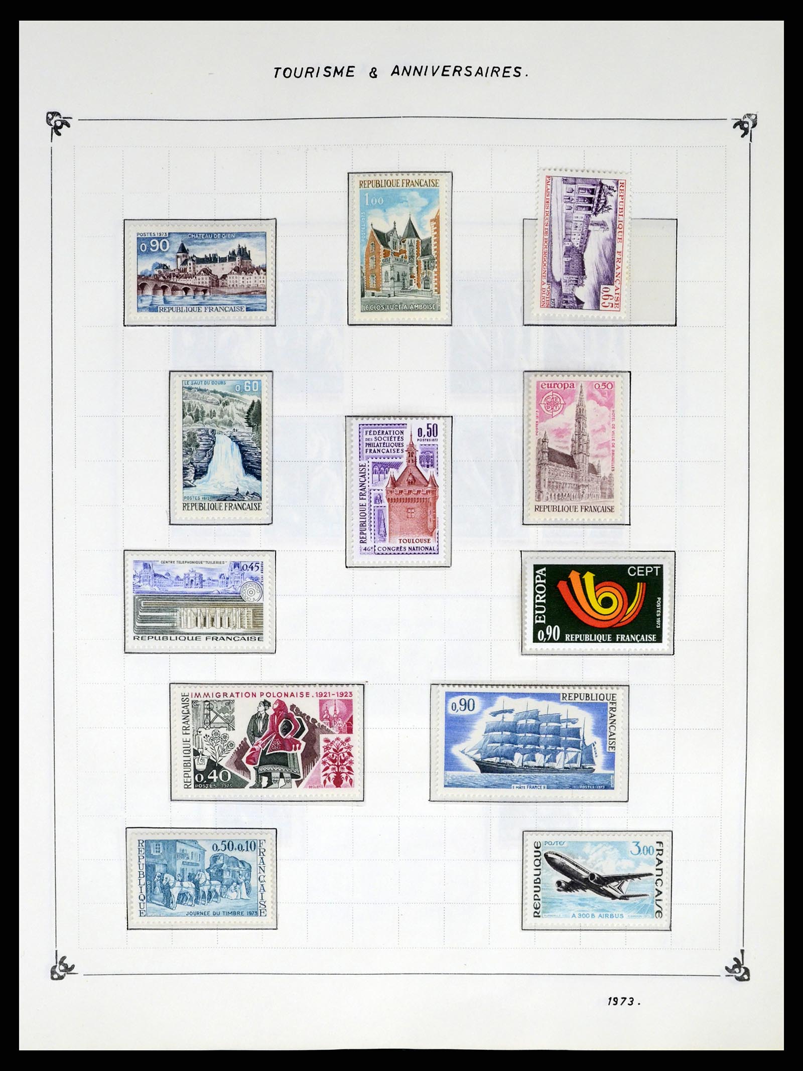 37287 180 - Postzegelverzameling 37287 Frankrijk 1849-1998.