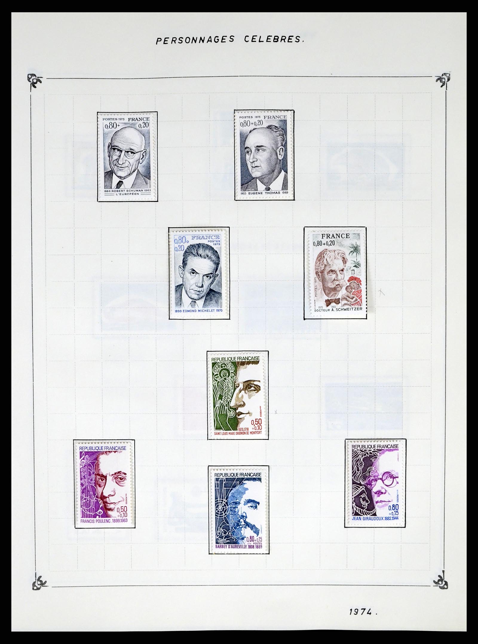 37287 184 - Postzegelverzameling 37287 Frankrijk 1849-1998.