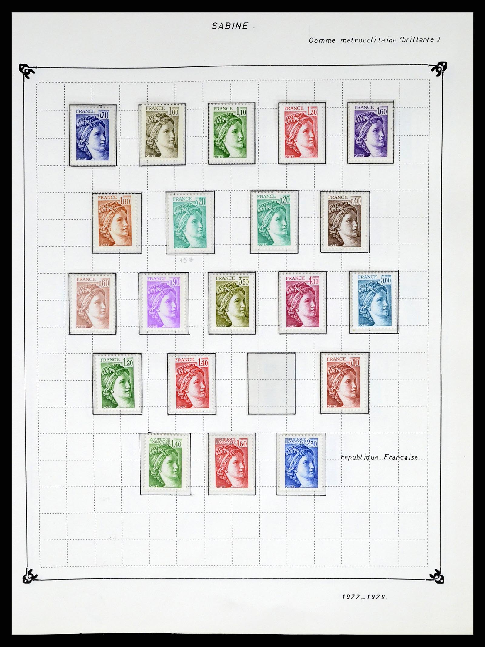 37287 190 - Postzegelverzameling 37287 Frankrijk 1849-1998.