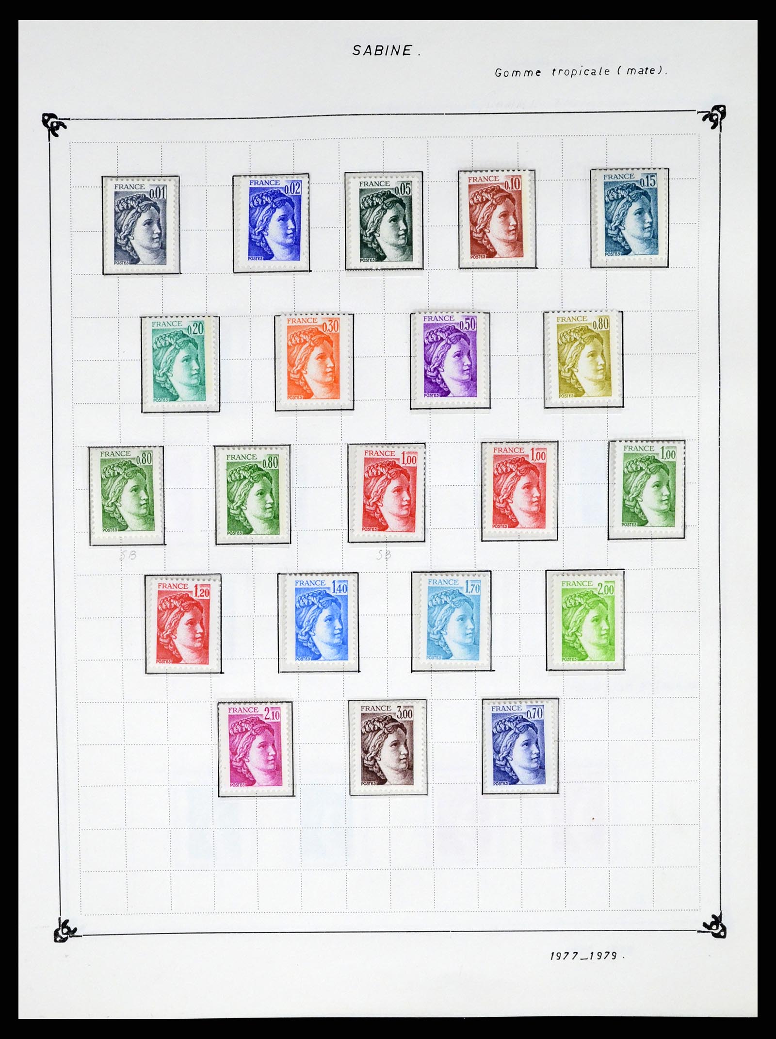 37287 191 - Postzegelverzameling 37287 Frankrijk 1849-1998.