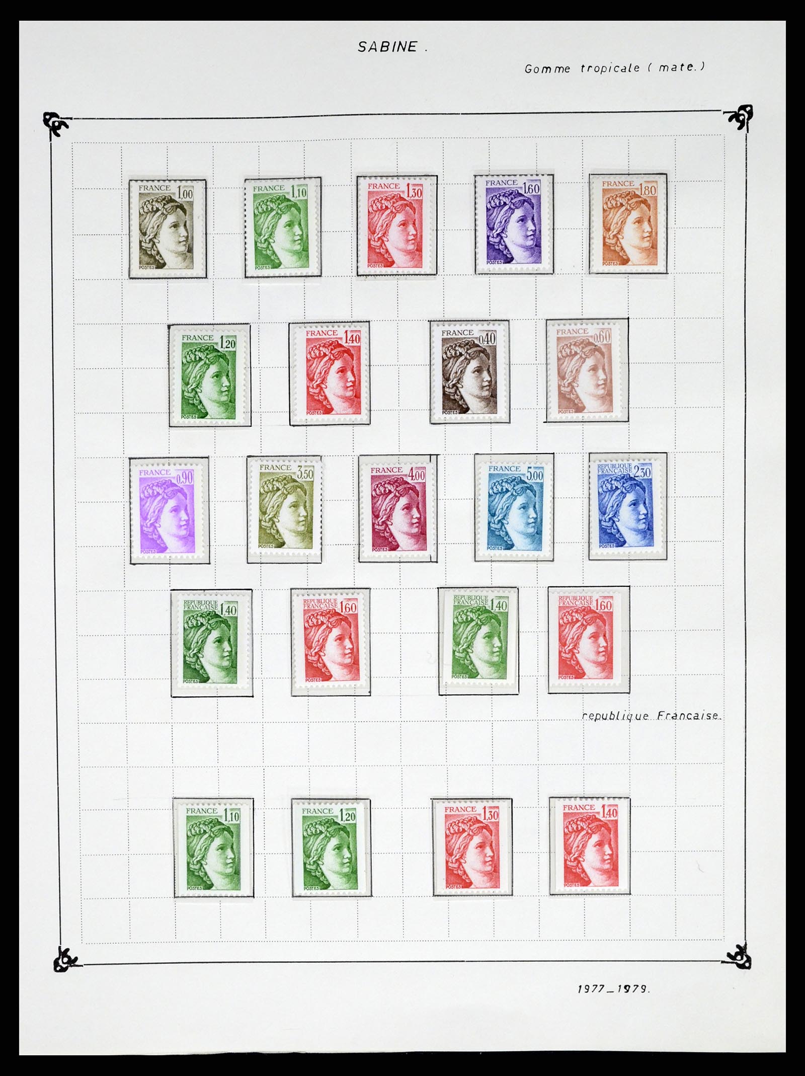 37287 192 - Postzegelverzameling 37287 Frankrijk 1849-1998.