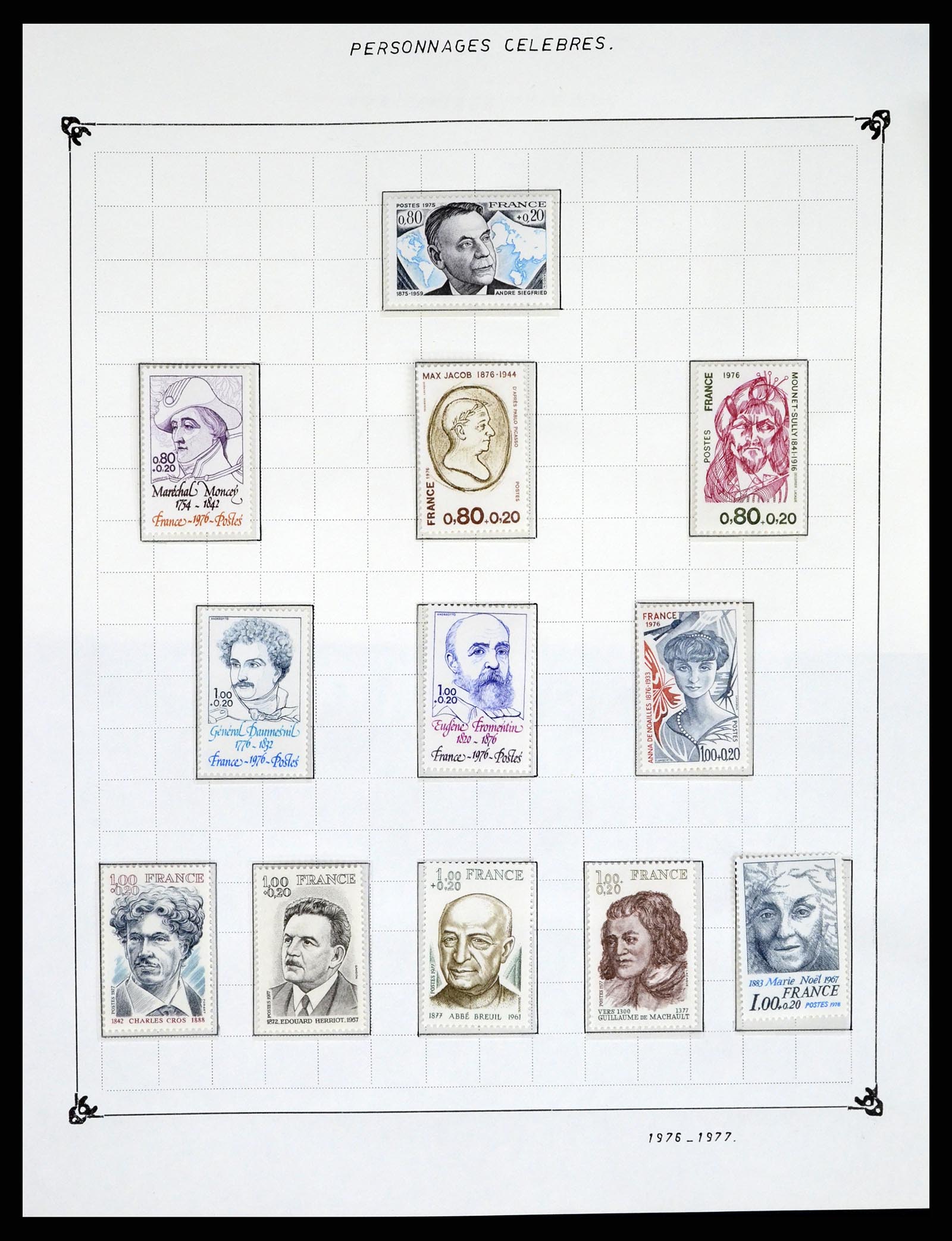 37287 206 - Postzegelverzameling 37287 Frankrijk 1849-1998.