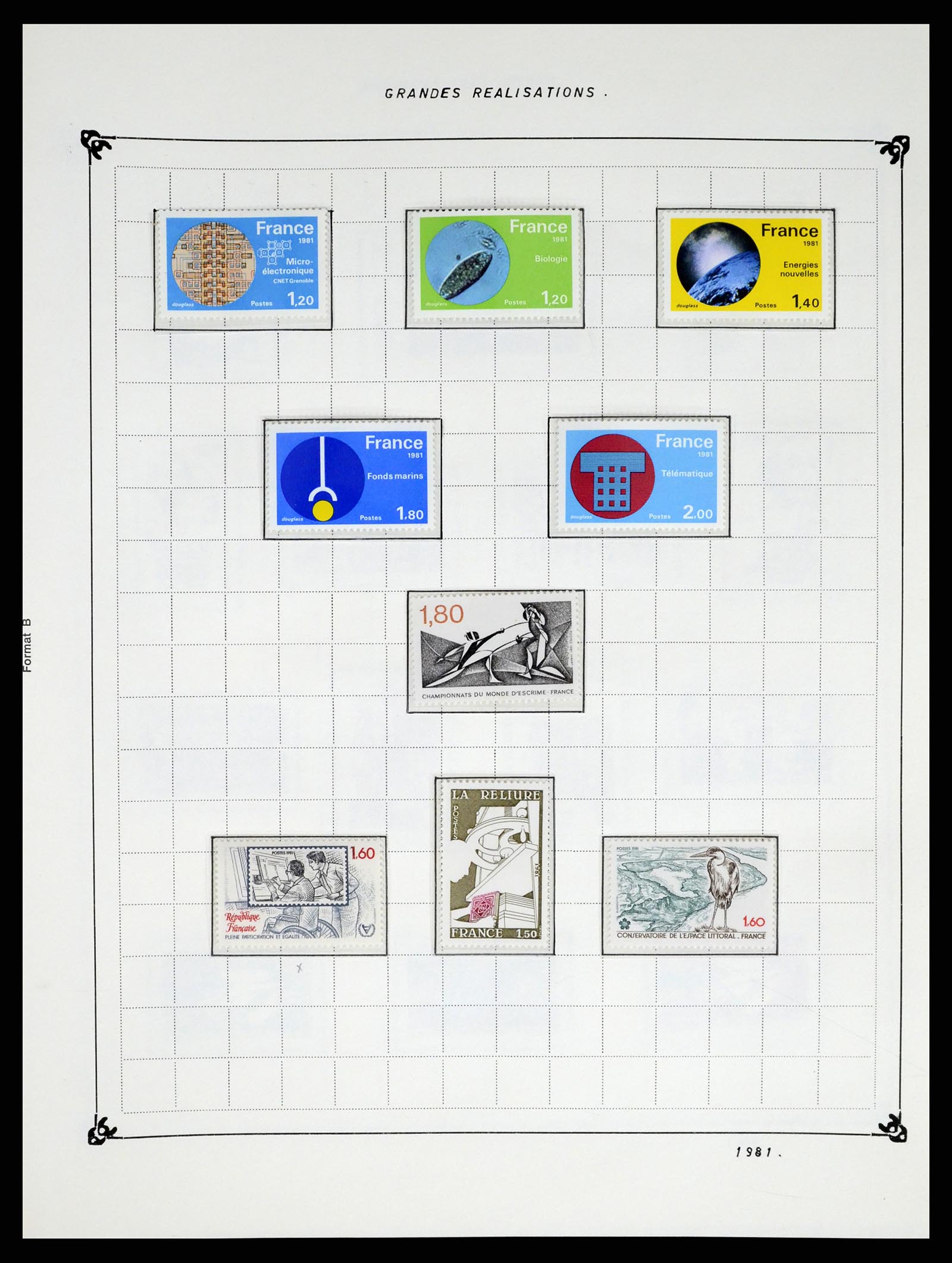 37287 229 - Postzegelverzameling 37287 Frankrijk 1849-1998.