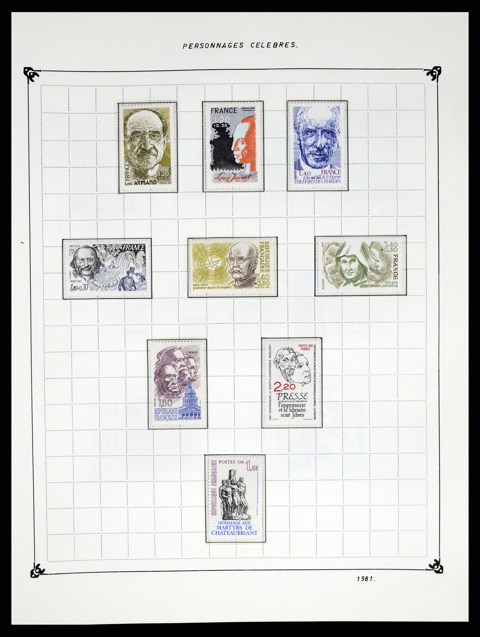 37287 231 - Postzegelverzameling 37287 Frankrijk 1849-1998.
