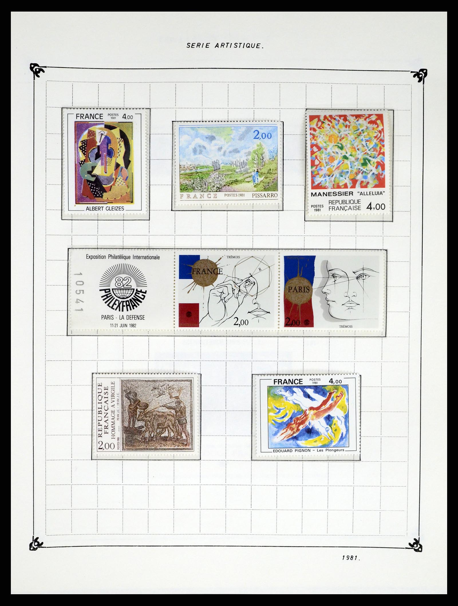37287 232 - Postzegelverzameling 37287 Frankrijk 1849-1998.