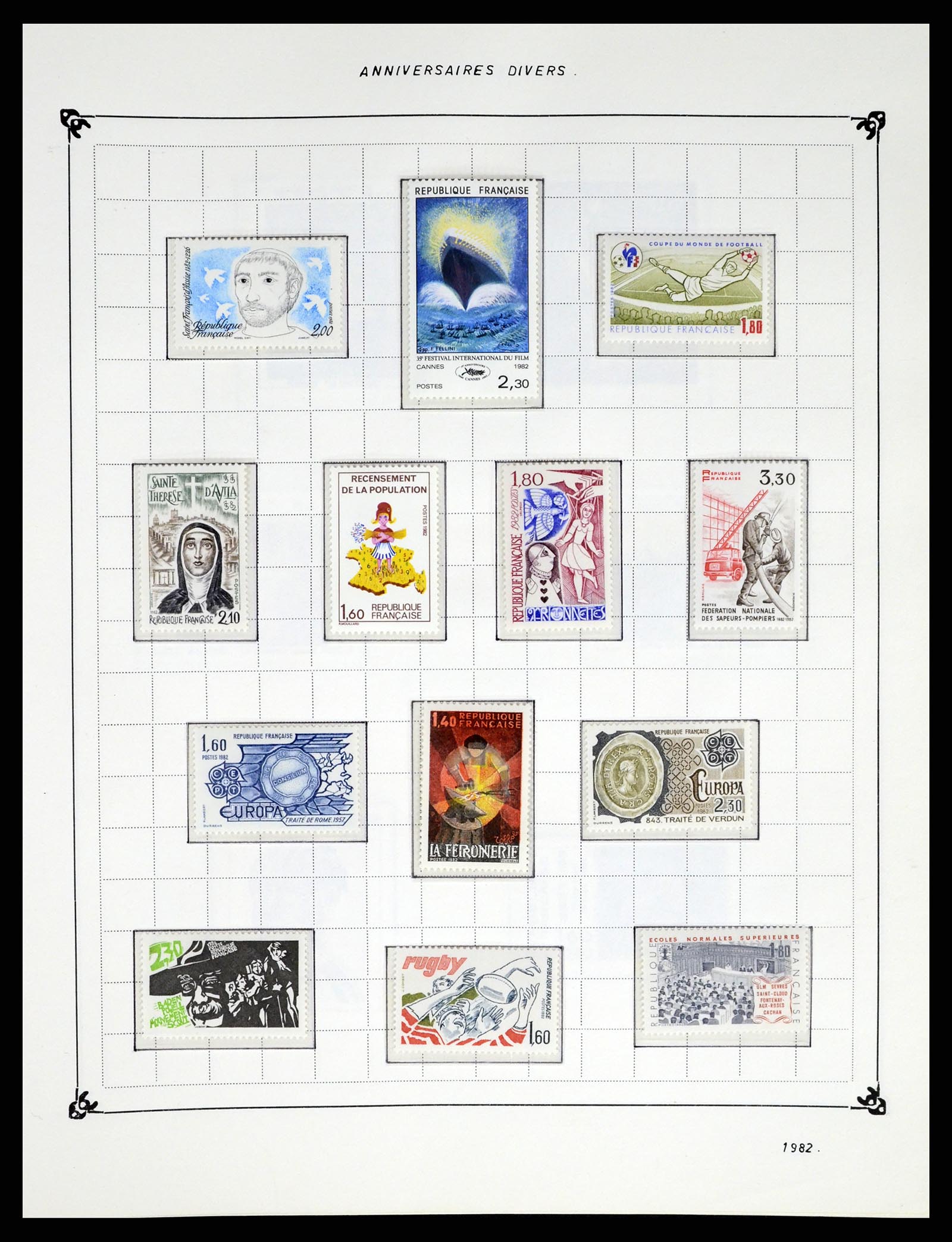 37287 234 - Postzegelverzameling 37287 Frankrijk 1849-1998.