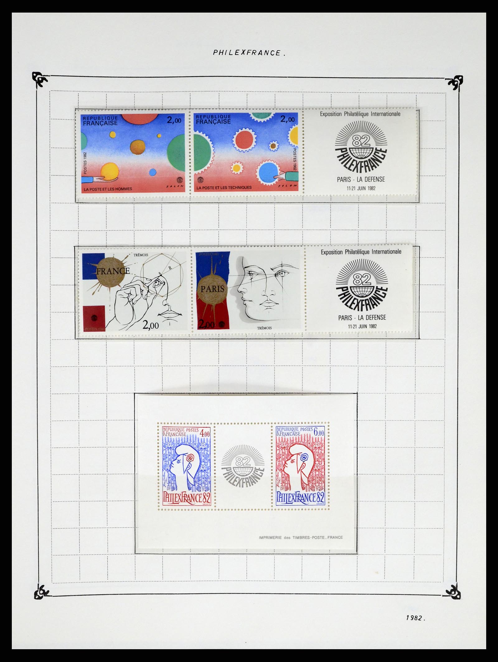 37287 237 - Postzegelverzameling 37287 Frankrijk 1849-1998.