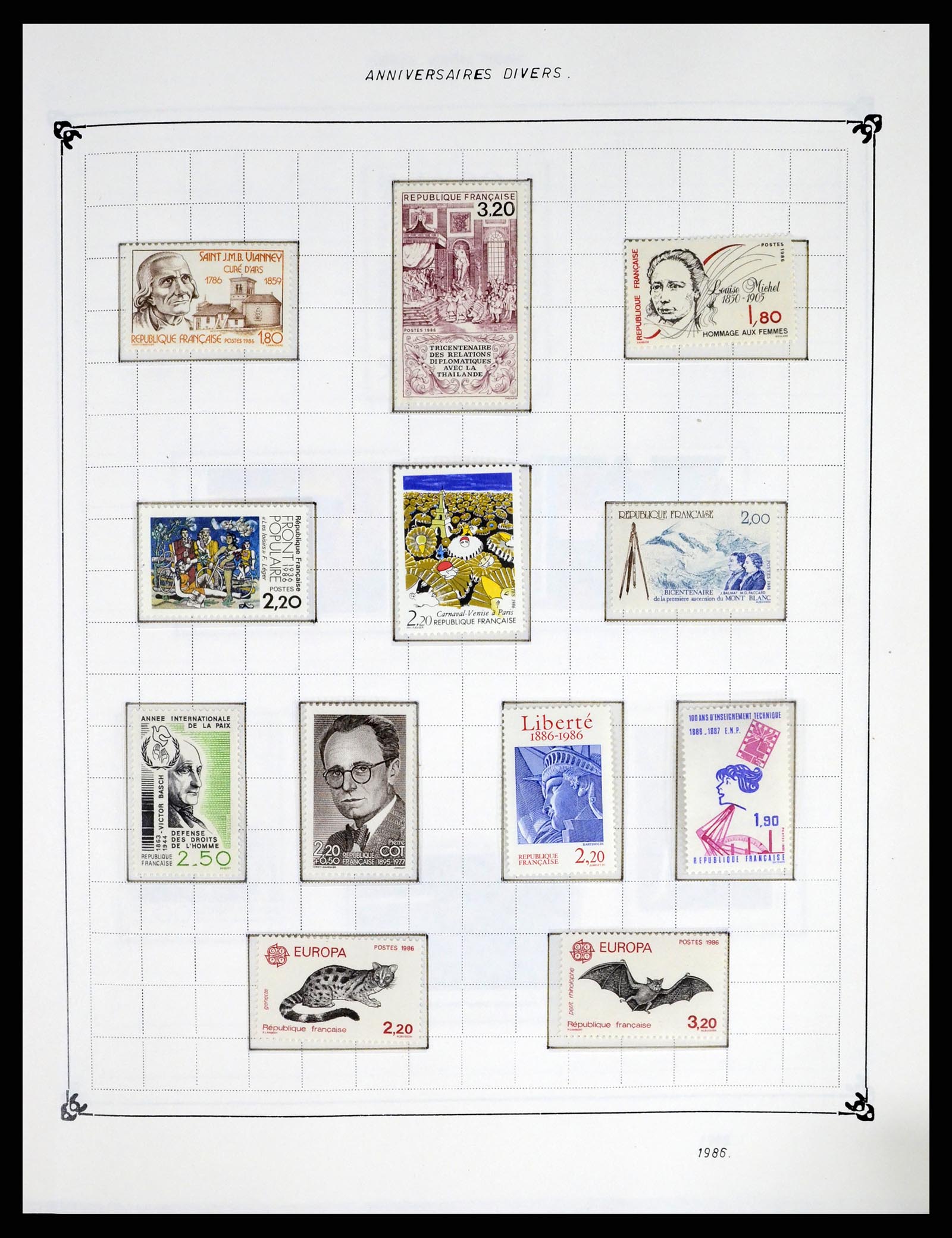 37287 261 - Postzegelverzameling 37287 Frankrijk 1849-1998.