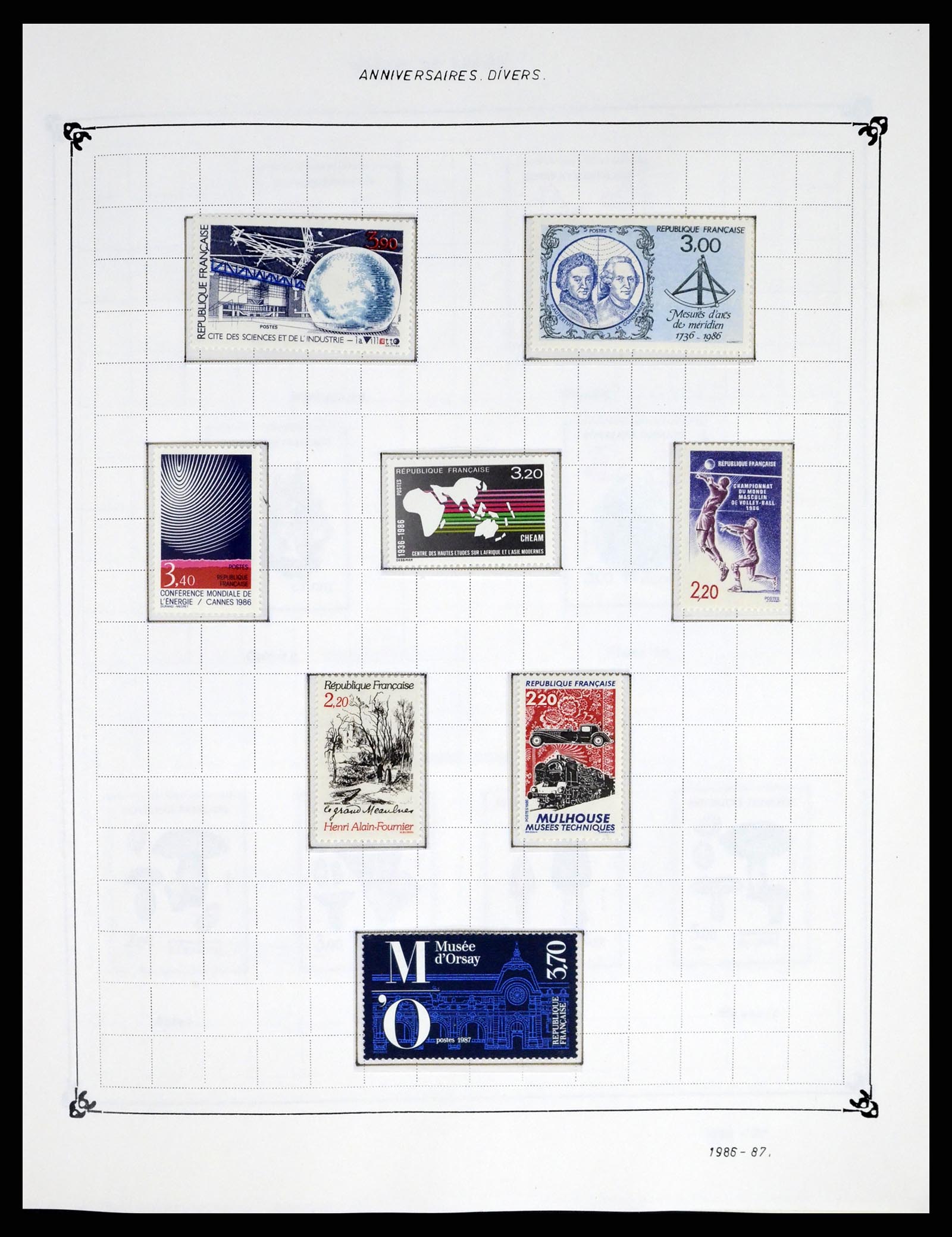 37287 265 - Postzegelverzameling 37287 Frankrijk 1849-1998.