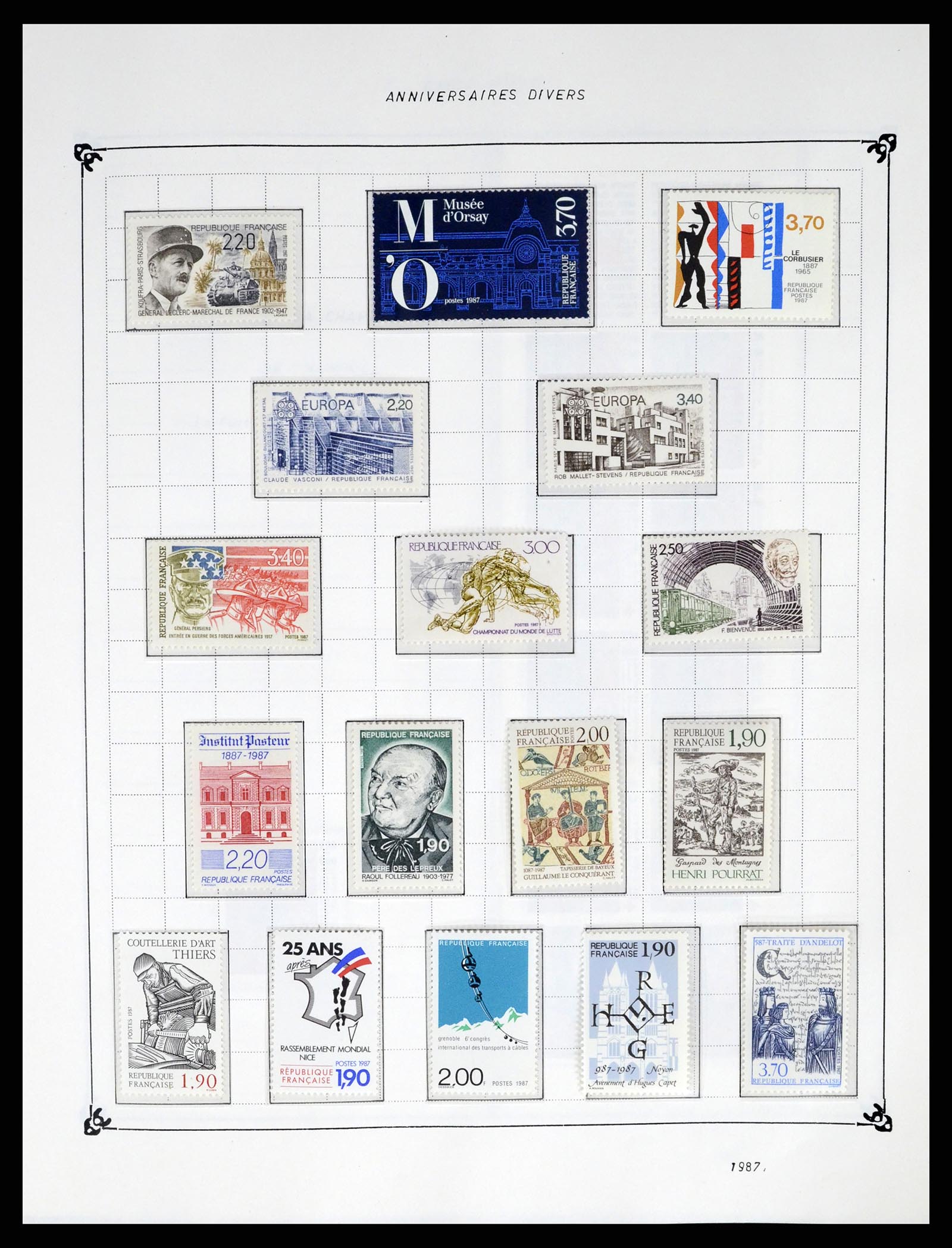 37287 271 - Postzegelverzameling 37287 Frankrijk 1849-1998.