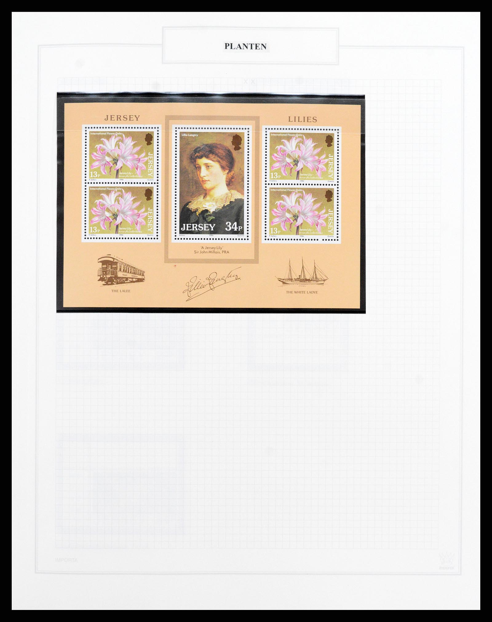 37298 103 - Postzegelverzameling 37298 Motief flora 1953-2000.