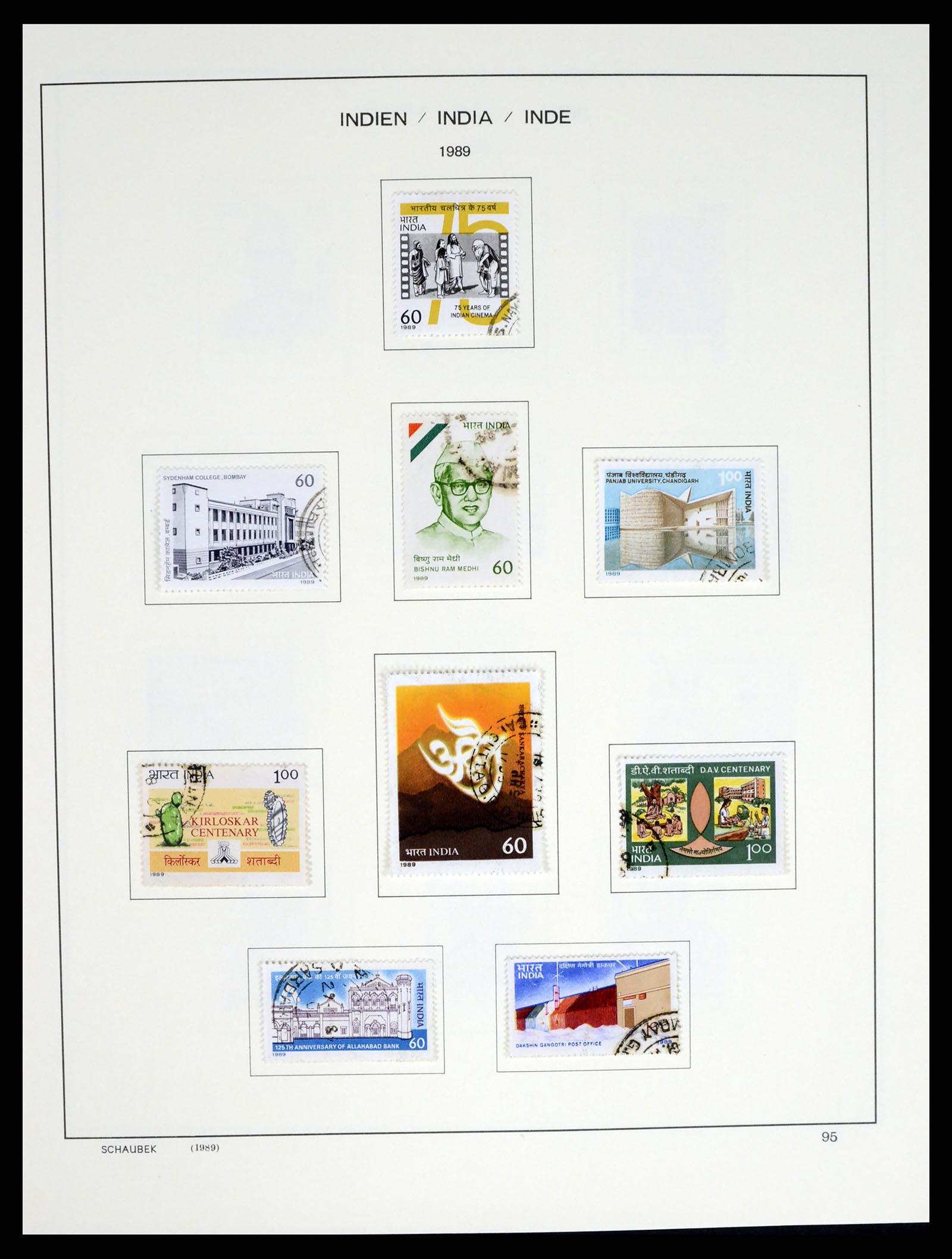 37304 115 - Postzegelverzameling 37304 India 1947-2016.