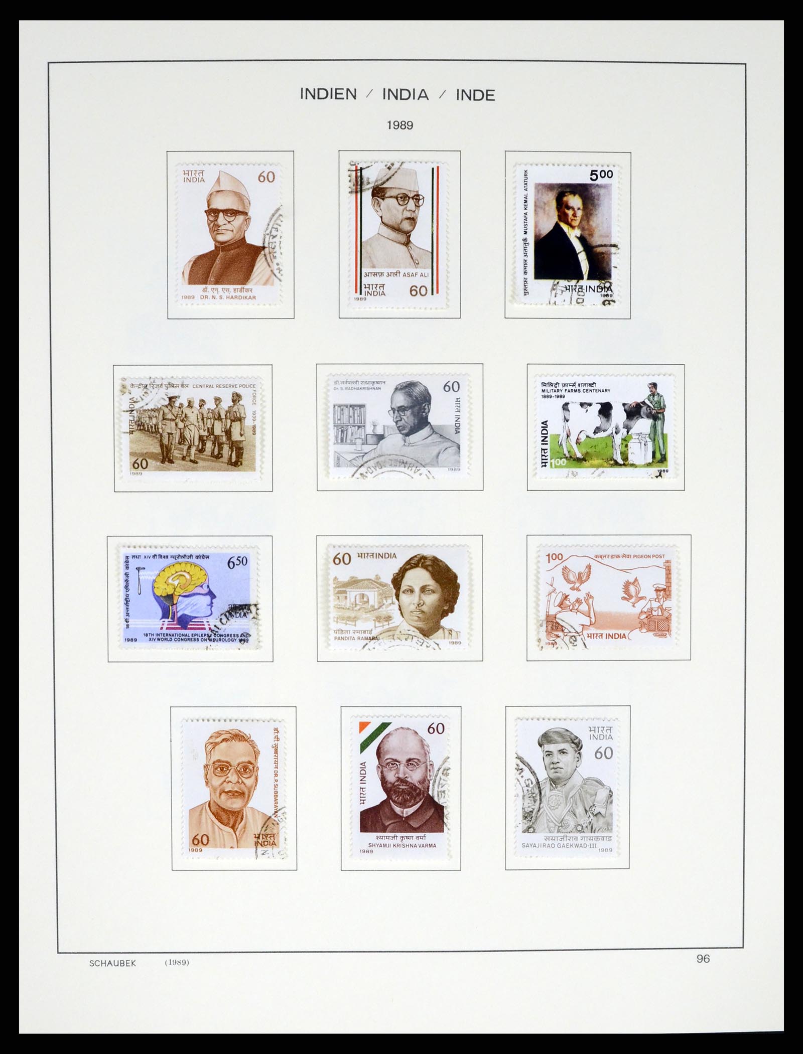 37304 116 - Postzegelverzameling 37304 India 1947-2016.