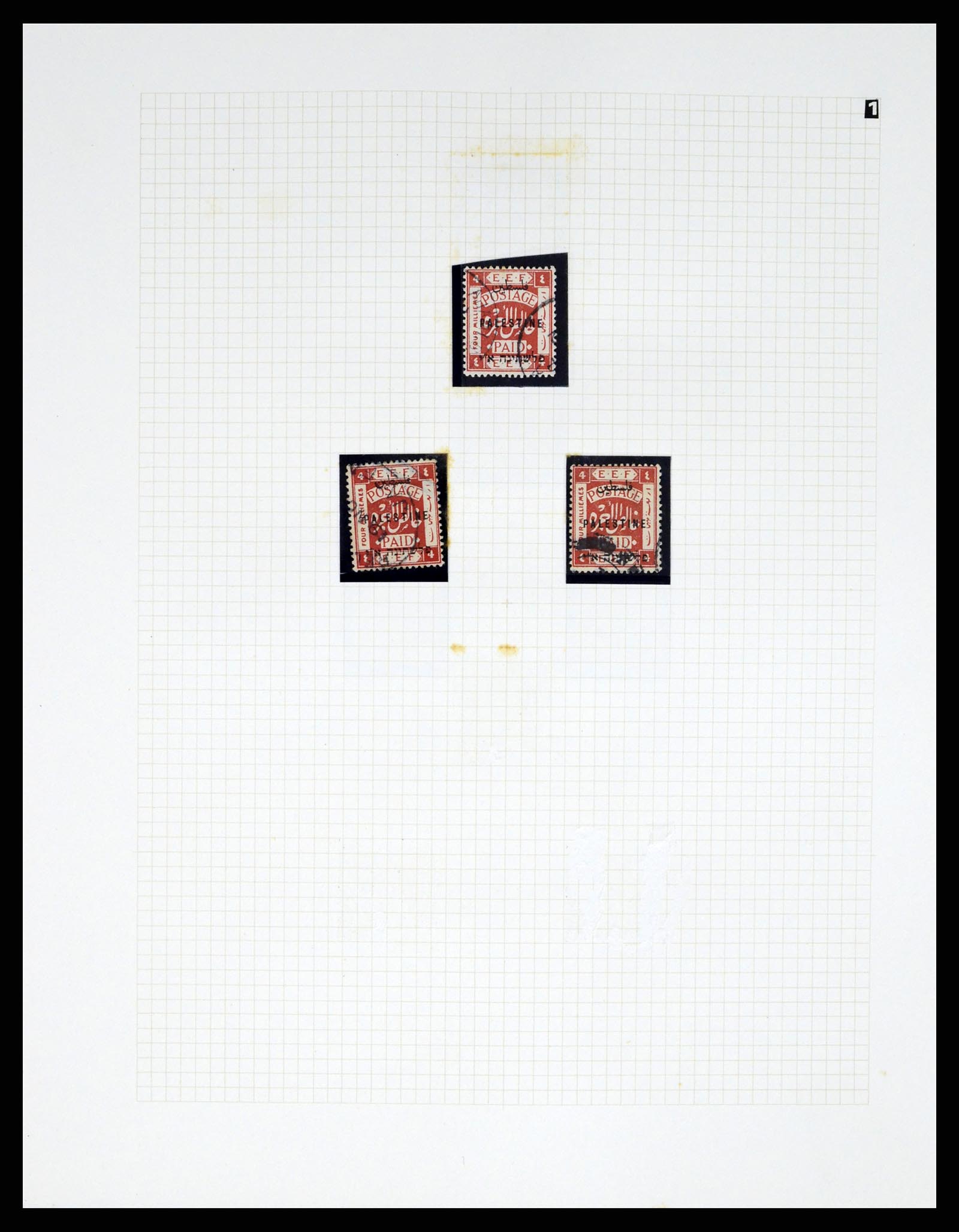 37313 106 - Postzegelverzameling 37313 Palestina 1918-1947.