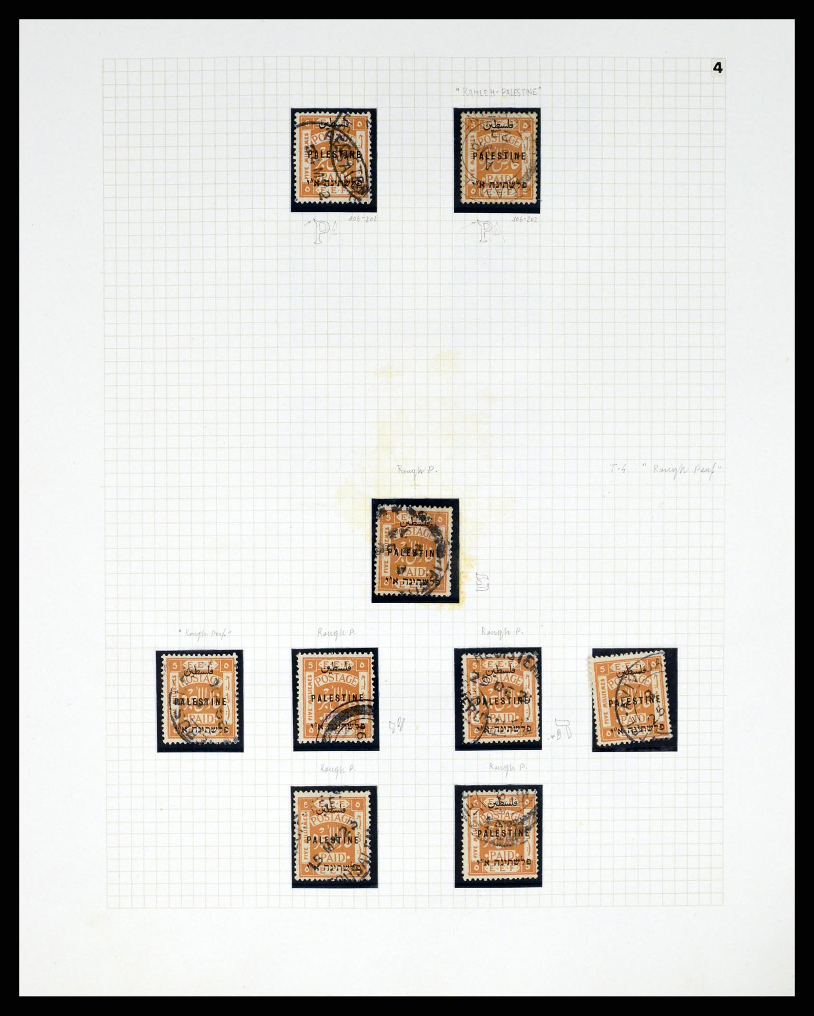 37313 119 - Postzegelverzameling 37313 Palestina 1918-1947.