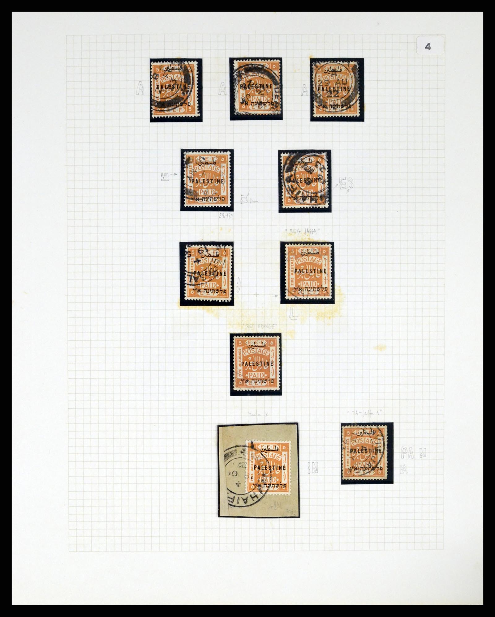 37313 120 - Postzegelverzameling 37313 Palestina 1918-1947.