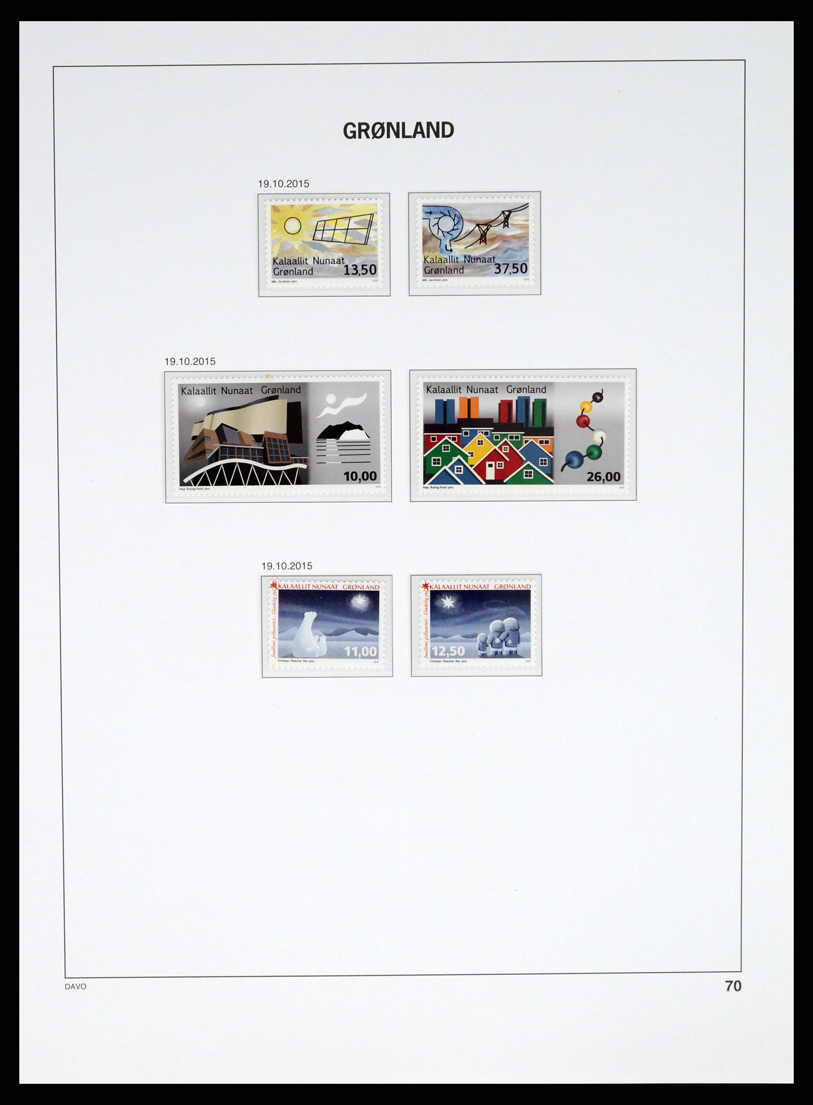 37315 085 - Postzegelverzameling 37315 Groenland 1938-2020!