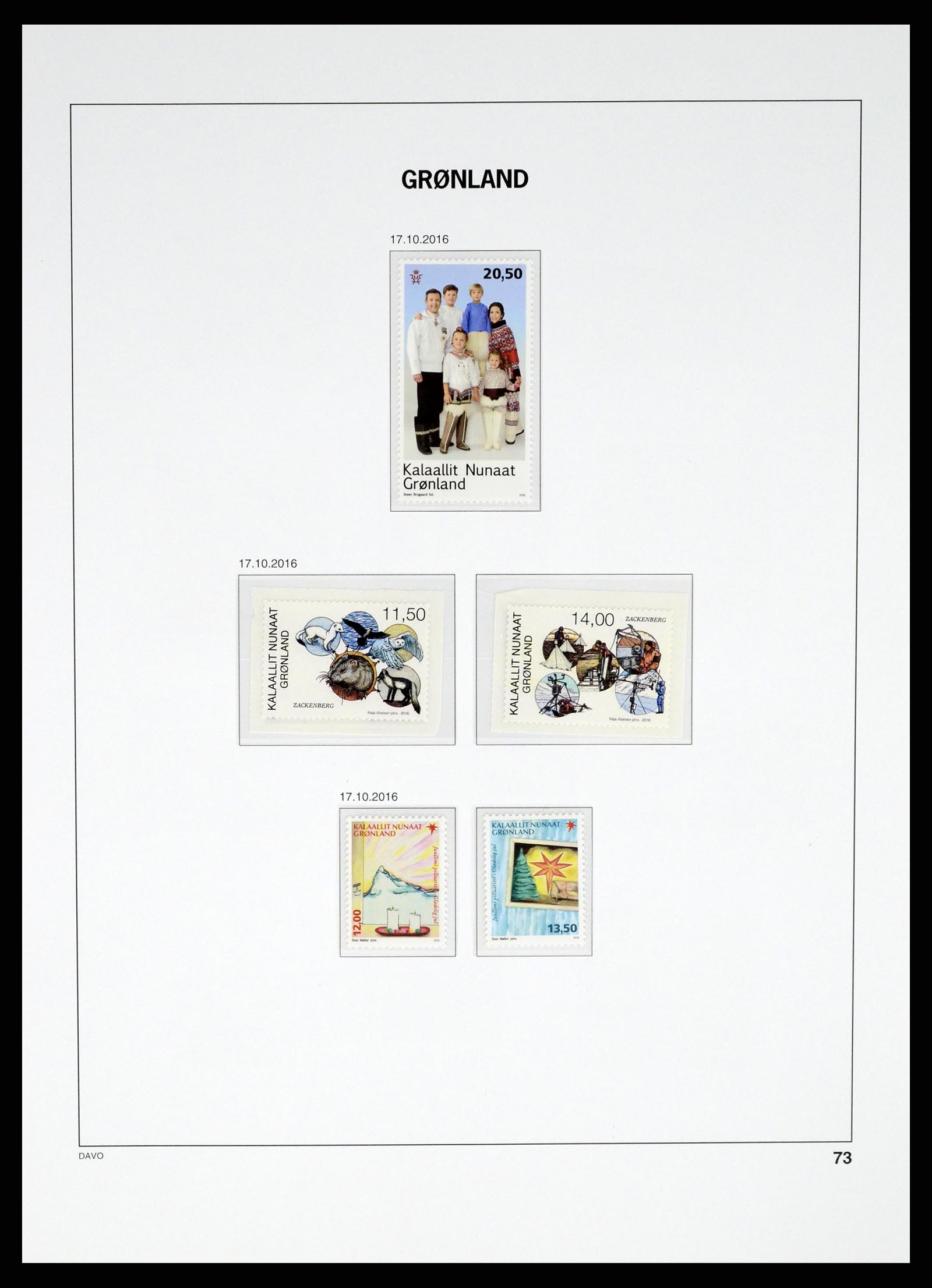 37315 088 - Postzegelverzameling 37315 Groenland 1938-2020!