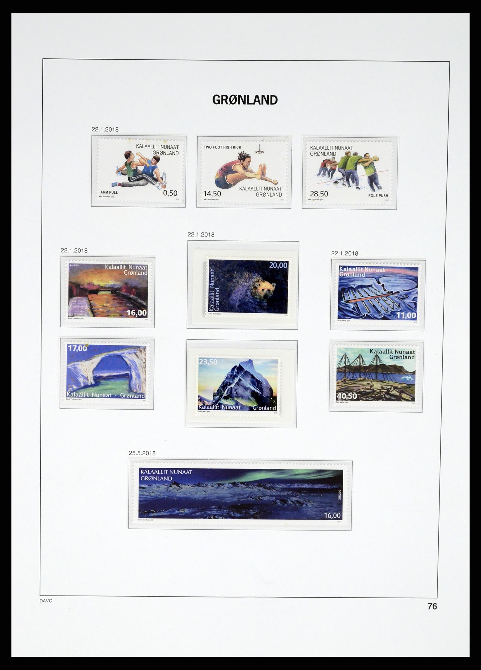 37315 091 - Postzegelverzameling 37315 Groenland 1938-2020!