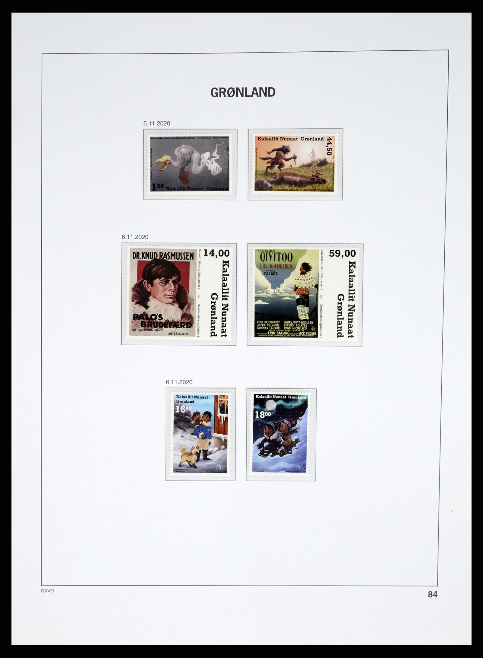 37315 096 - Postzegelverzameling 37315 Groenland 1938-2020!
