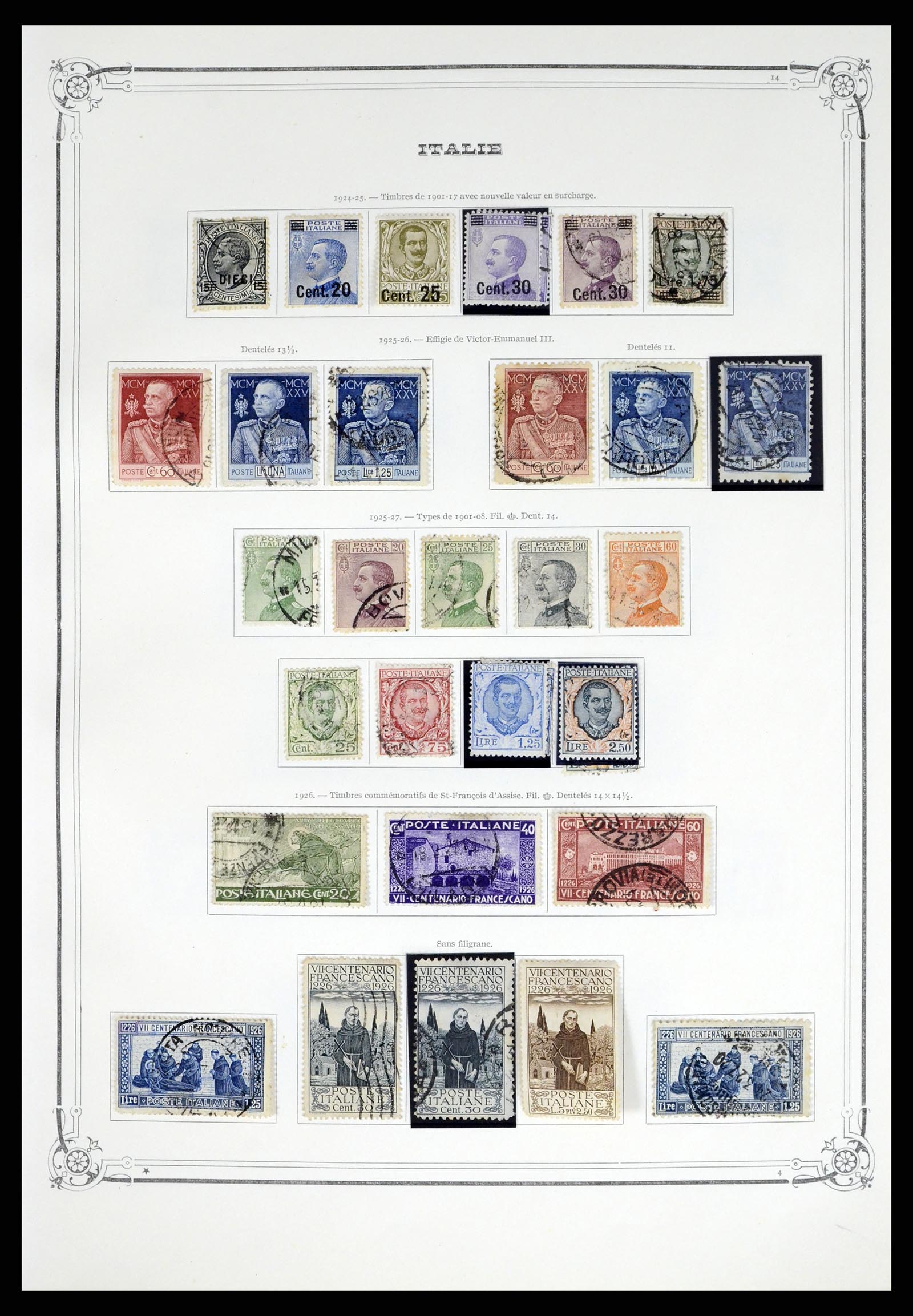 37320 007 - Postzegelverzameling 37320 Italië 1862-1996.