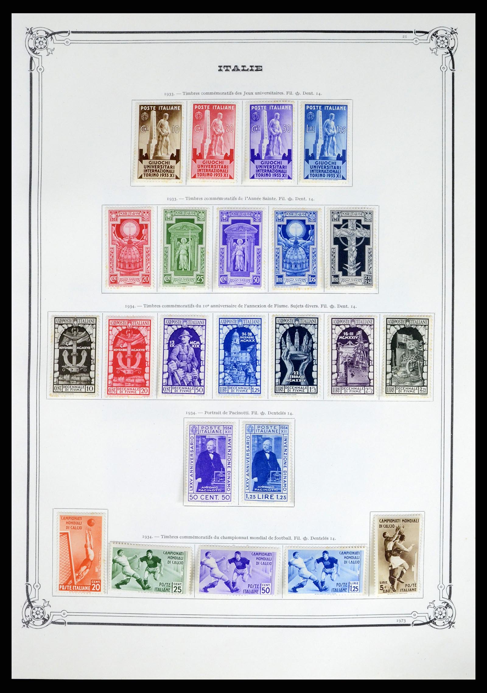 37320 014 - Postzegelverzameling 37320 Italië 1862-1996.
