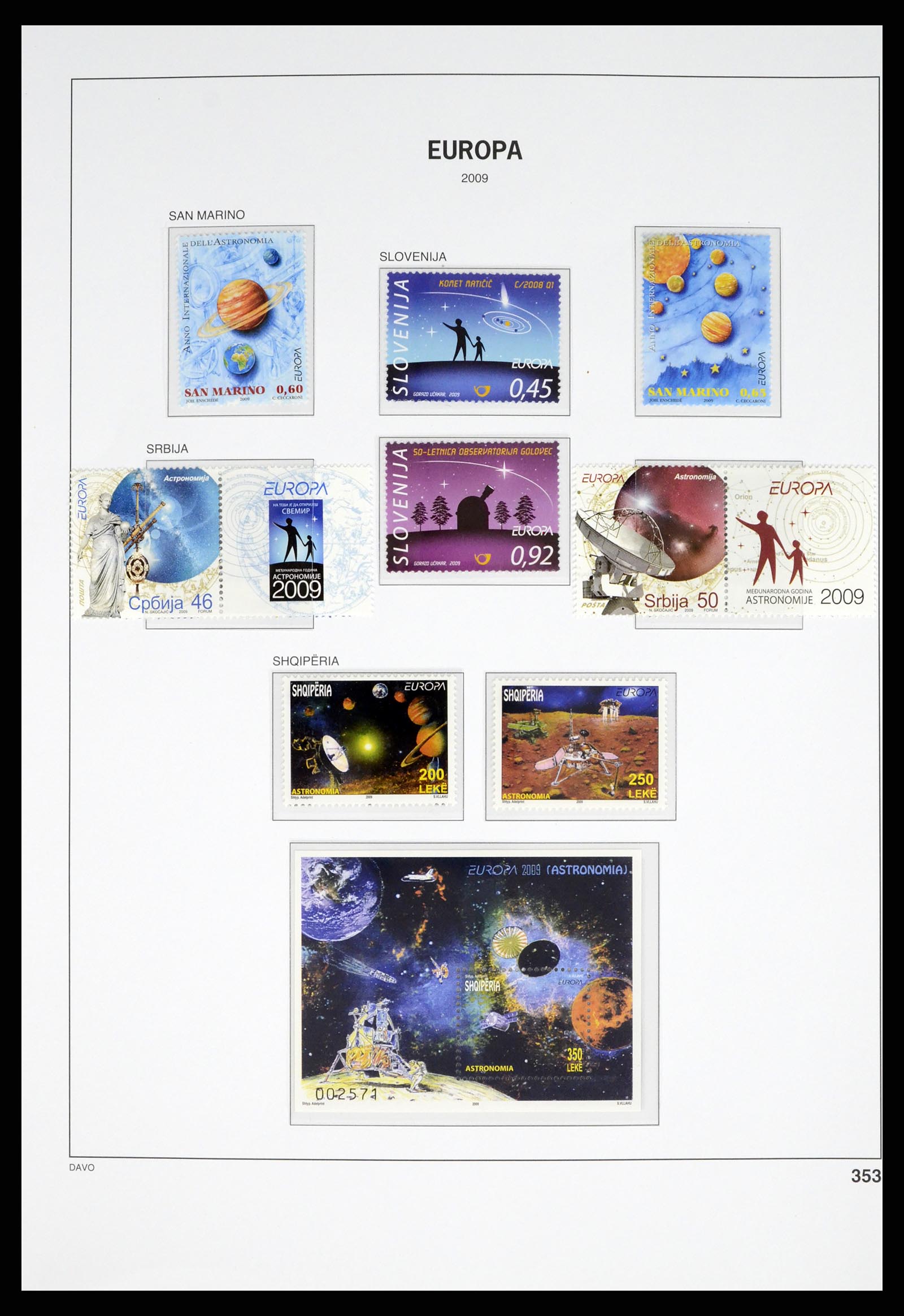 37325 479 - Stamp collection 37325 Europa CEPT 1956-20011.