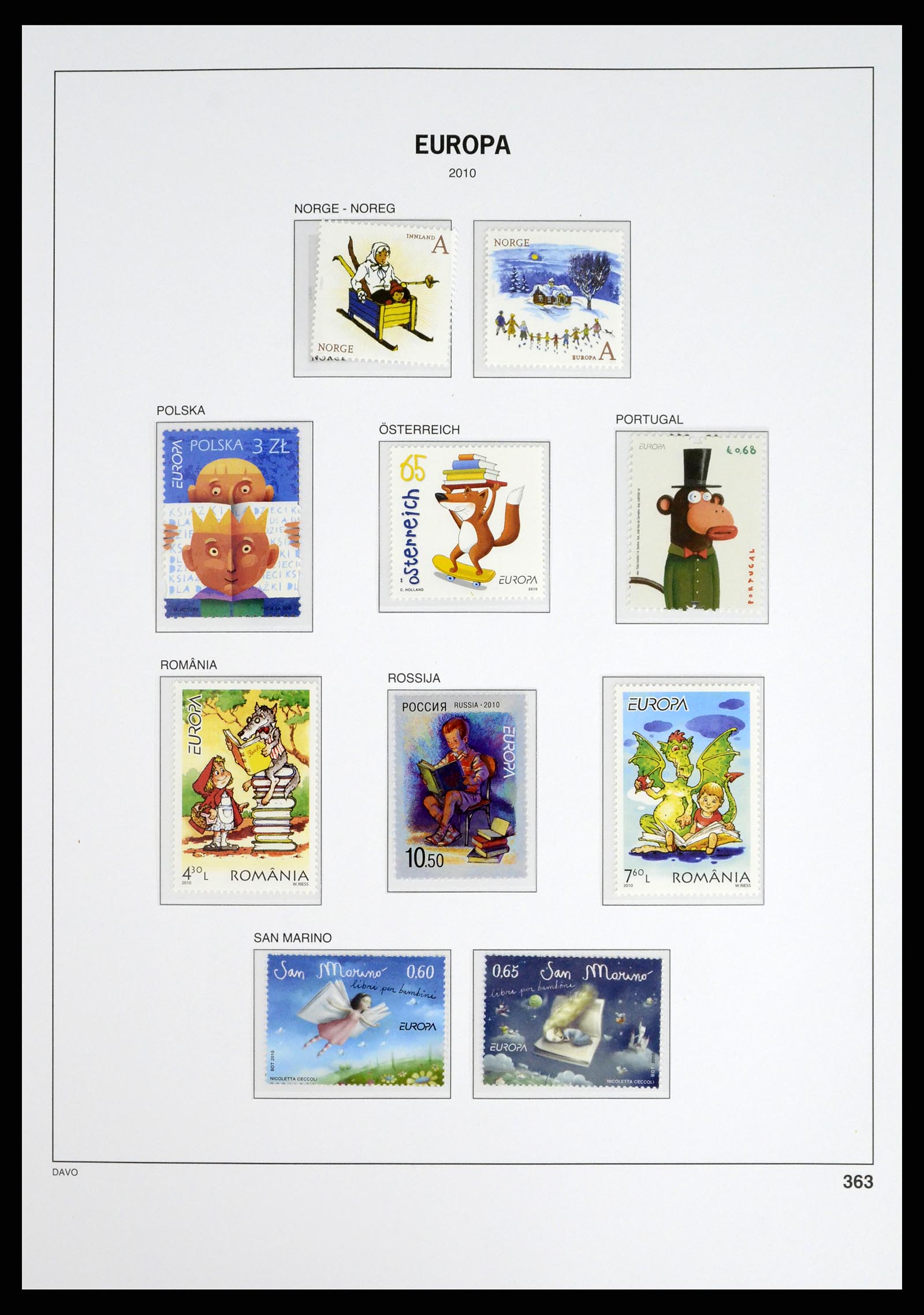 37325 489 - Stamp collection 37325 Europa CEPT 1956-20011.