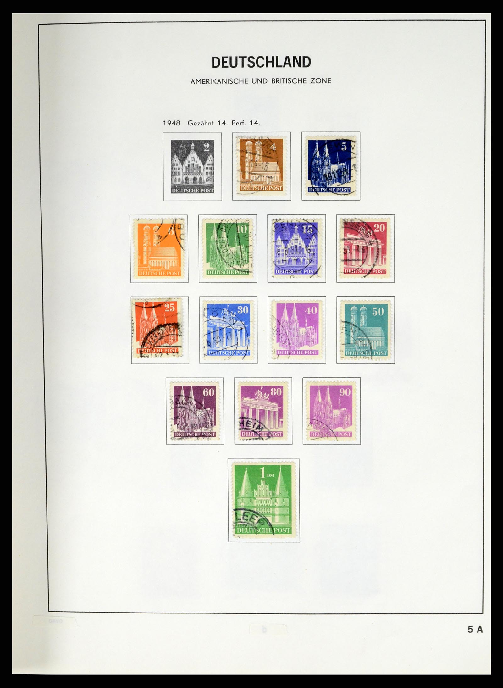 37330 026 - Postzegelverzameling 37330 Duitsland 1946-1969.