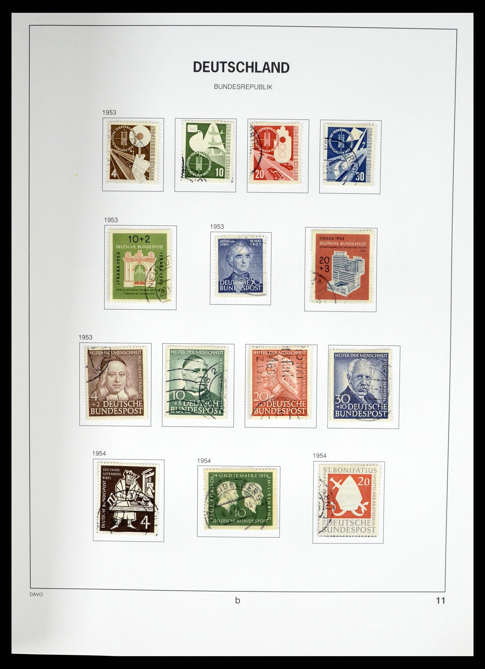 37330 033 - Postzegelverzameling 37330 Duitsland 1946-1969.