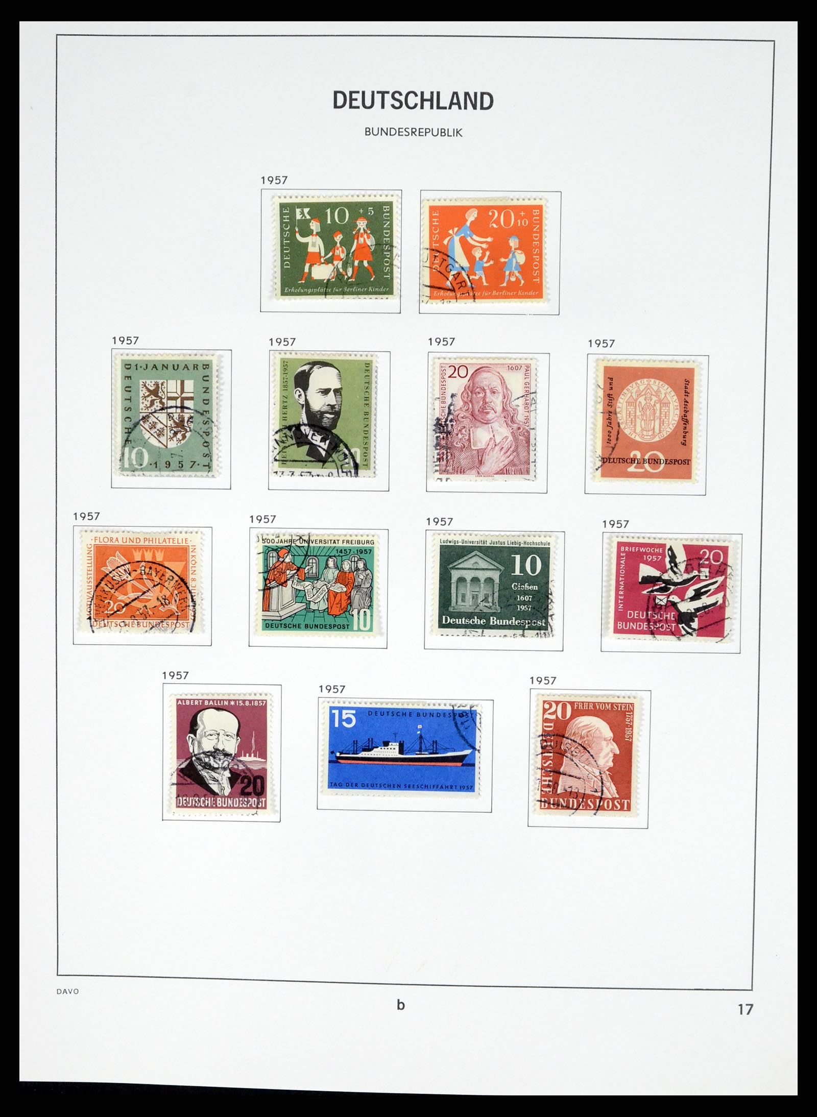 37330 039 - Postzegelverzameling 37330 Duitsland 1946-1969.