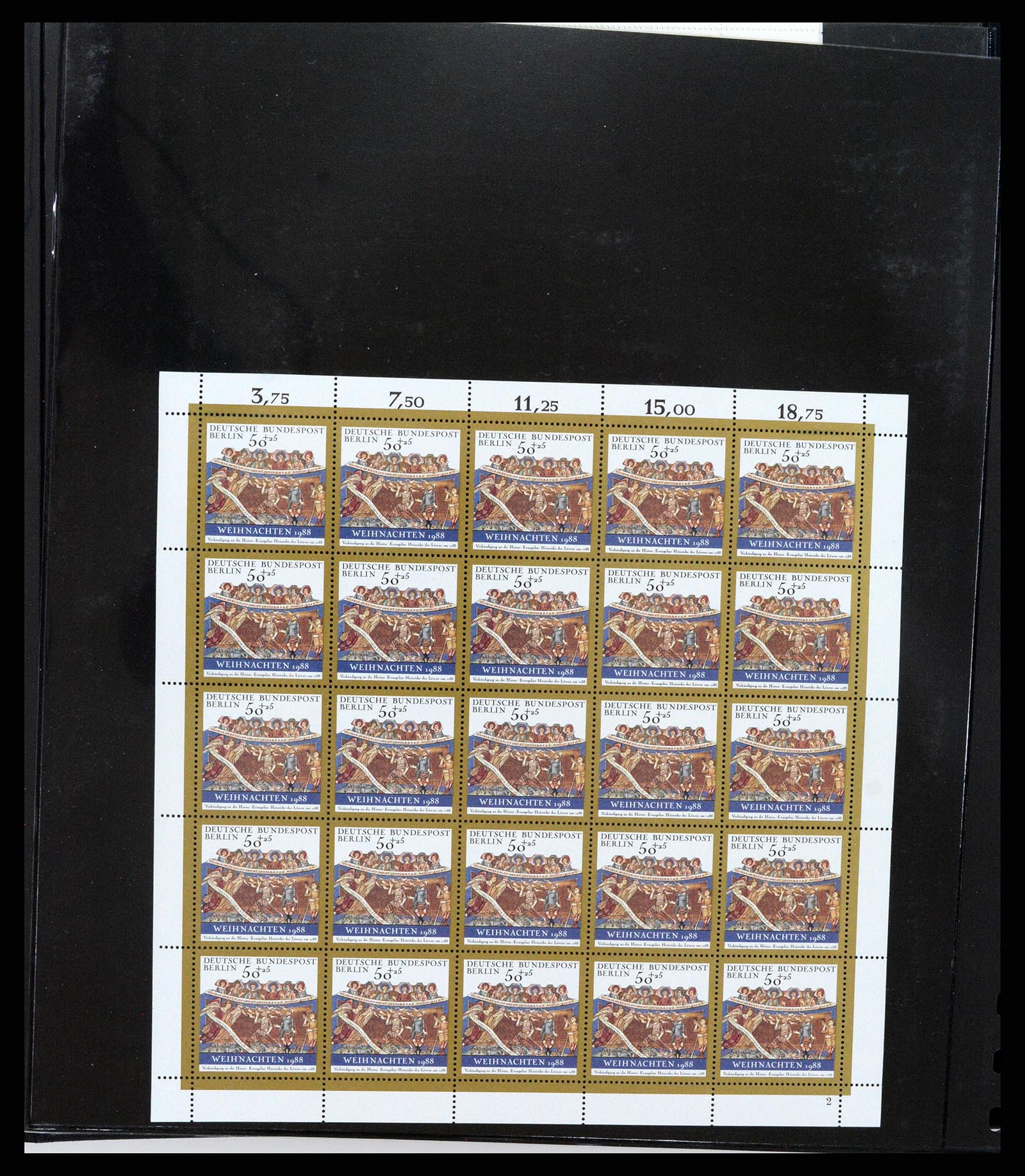 37345 044 - Postzegelverzameling 37345 Europese landen blokken.
