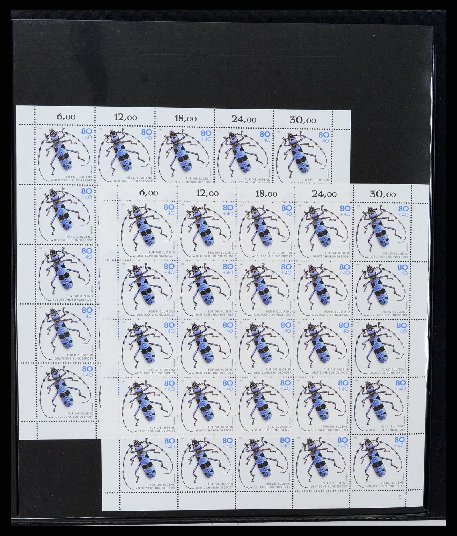 37345 047 - Postzegelverzameling 37345 Europese landen blokken.
