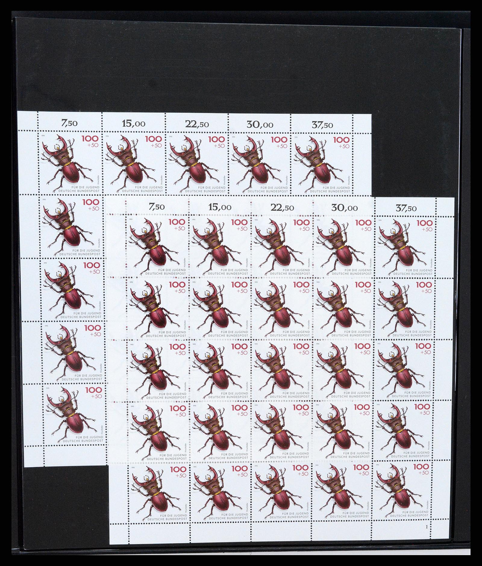 37345 048 - Postzegelverzameling 37345 Europese landen blokken.