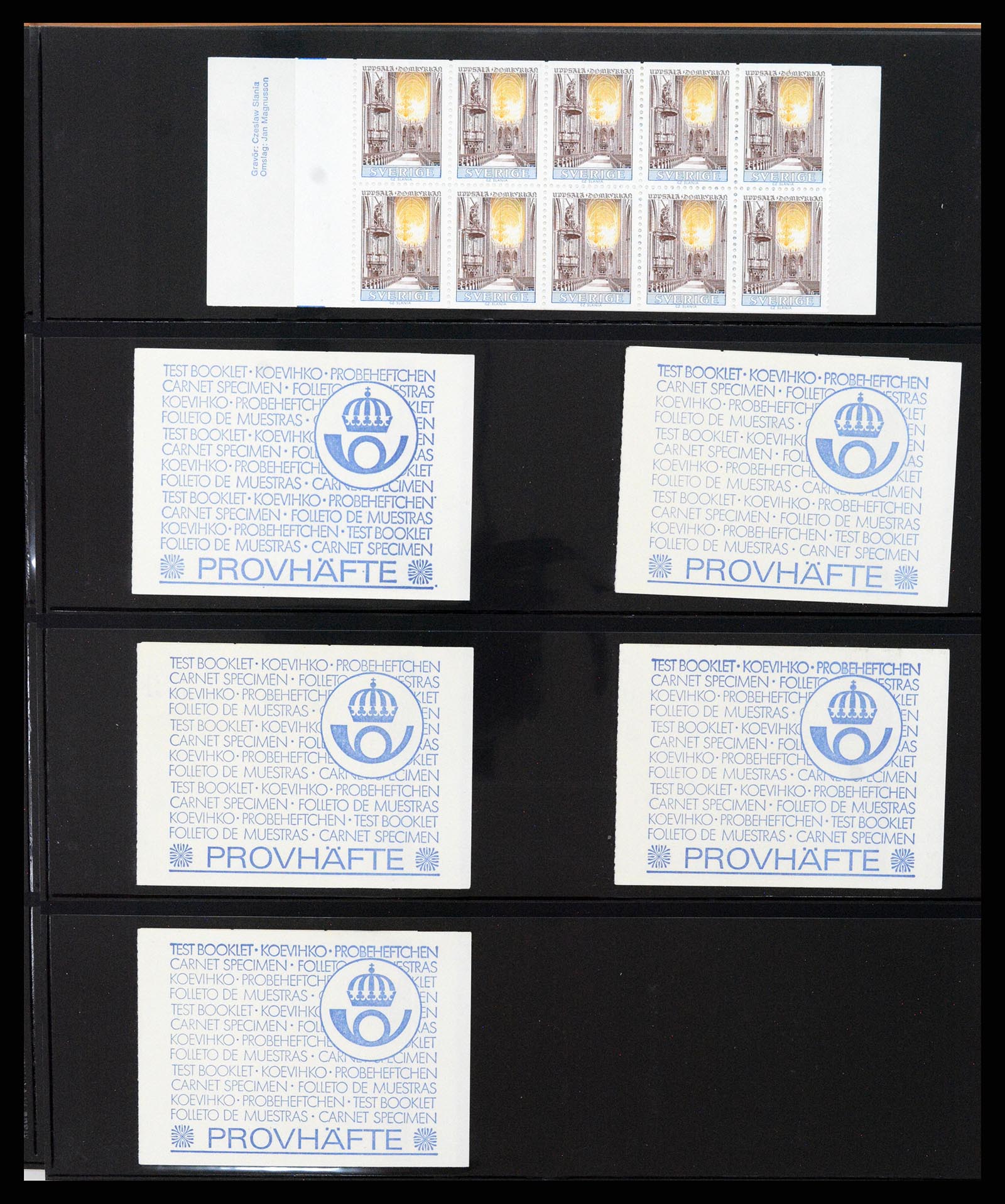 37345 054 - Postzegelverzameling 37345 Europese landen blokken.