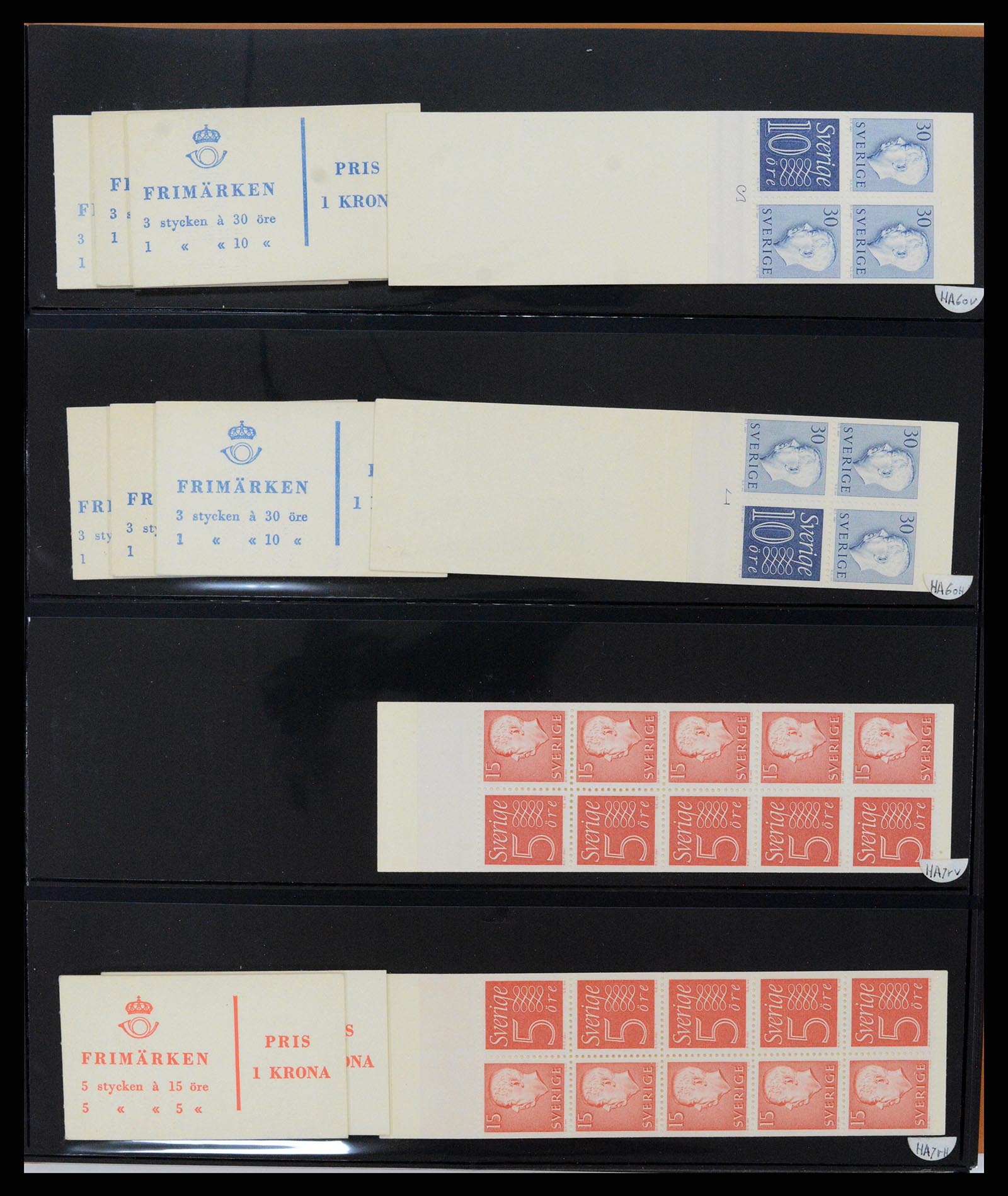 37345 059 - Postzegelverzameling 37345 Europese landen blokken.