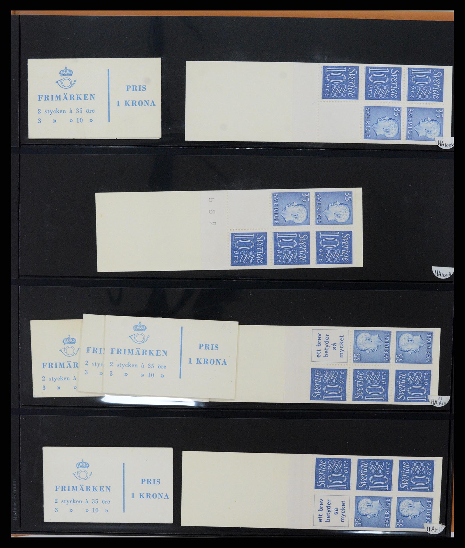 37345 063 - Postzegelverzameling 37345 Europese landen blokken.
