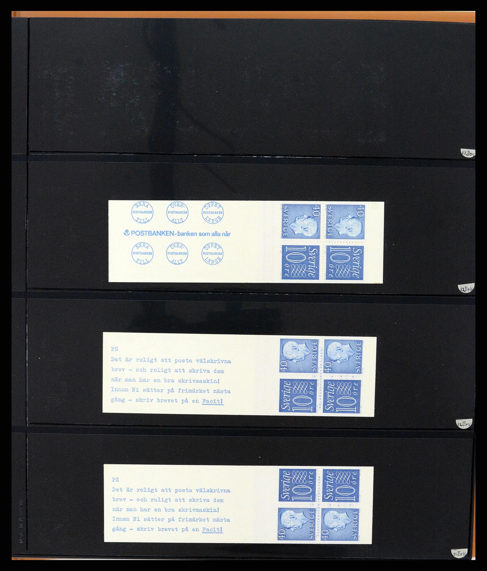 37345 068 - Postzegelverzameling 37345 Europese landen blokken.