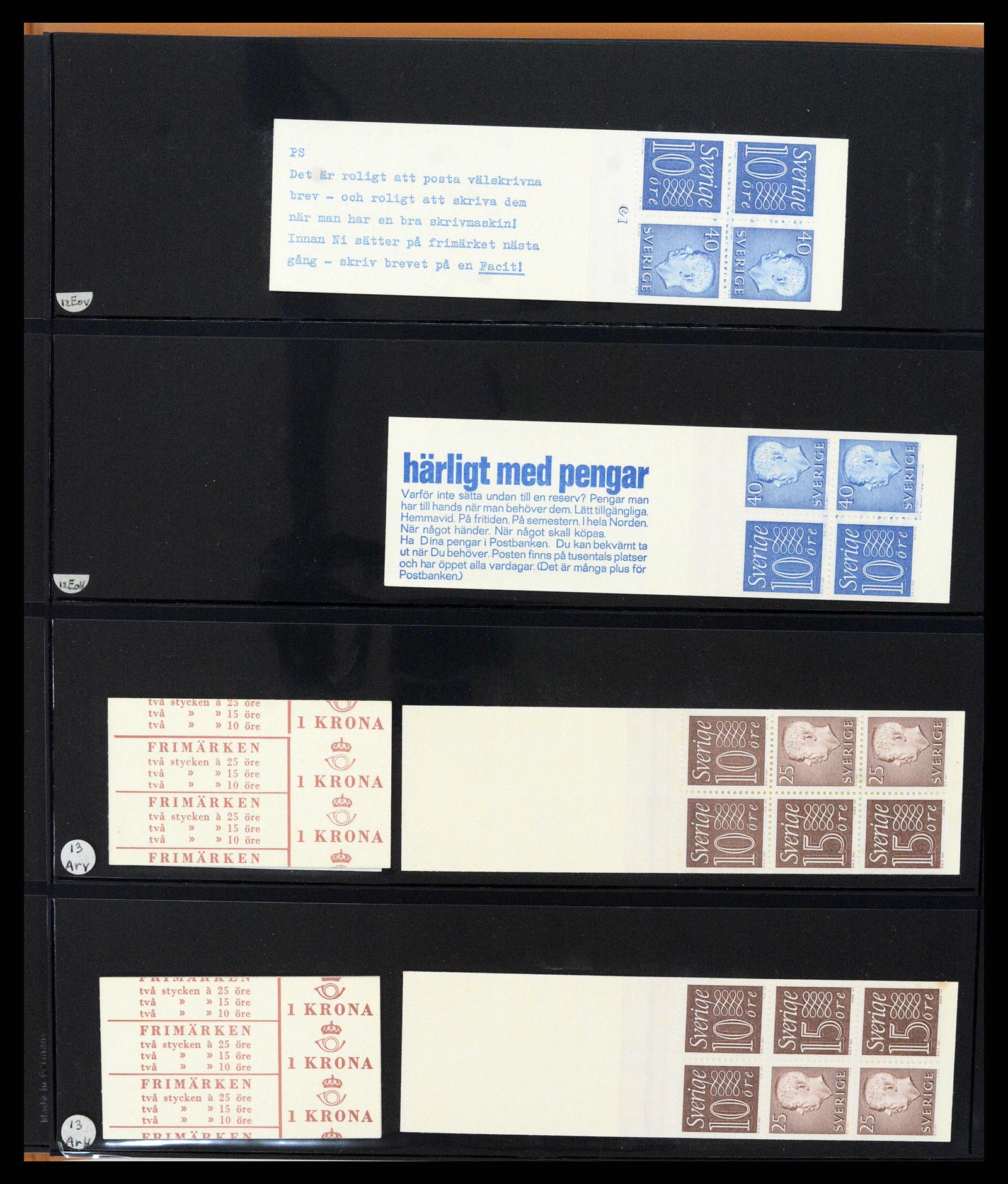 37345 069 - Postzegelverzameling 37345 Europese landen blokken.